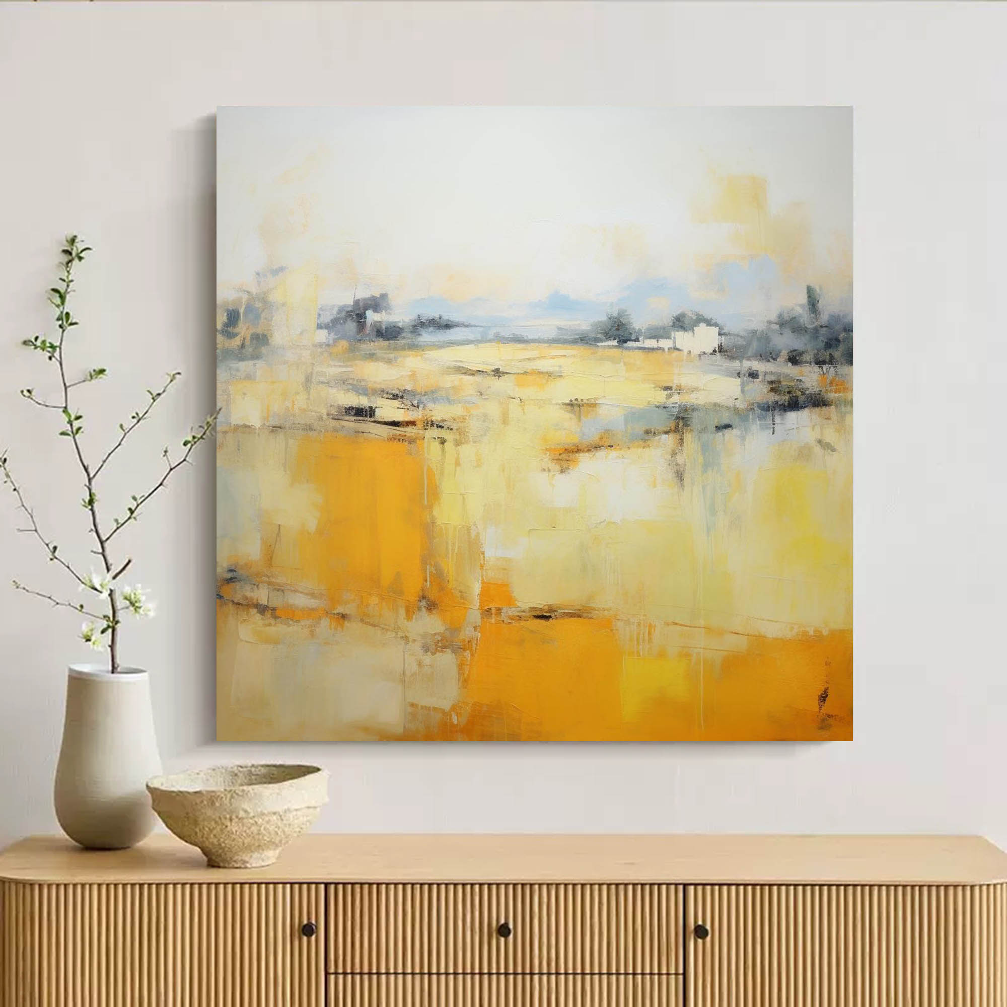 Abstract Canvas Art AB058 - Neutralighting