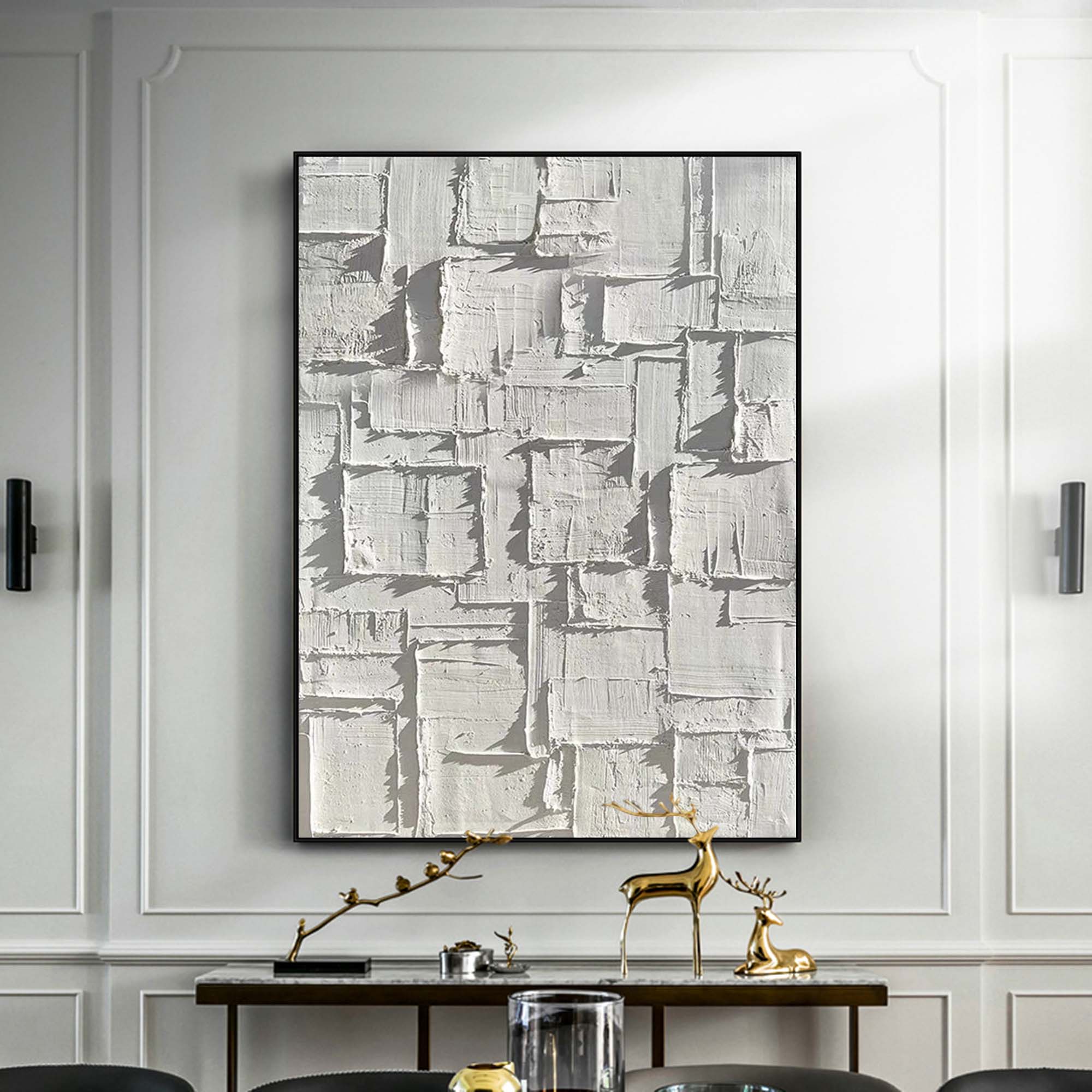 Plaster Art Texture Painting SG225 - Neutralighting