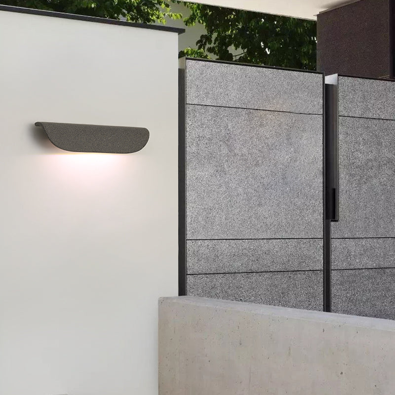 Ray Modern Outdoor Wall Lighting, Waterproof, Curved - Neutralighting
