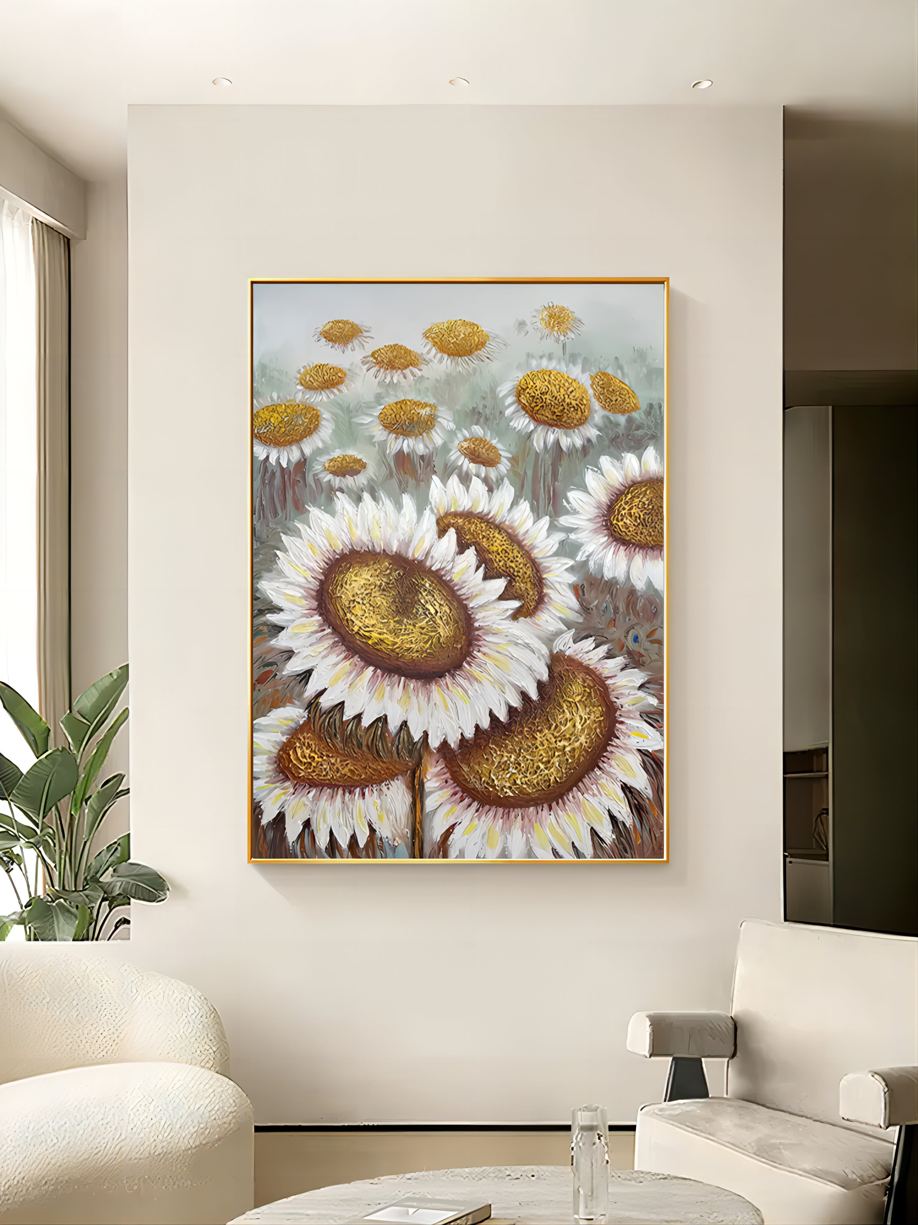 Plaster Art Texture Painting SG031 - Neutralighting
