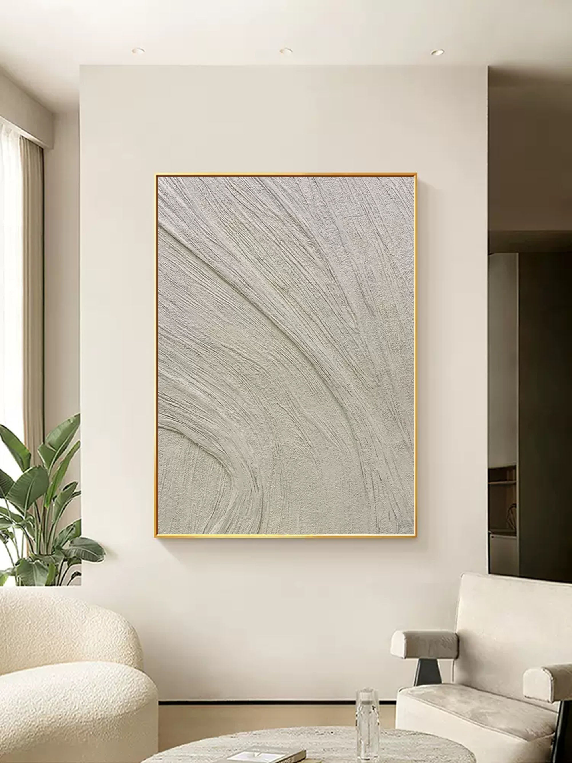 Plaster Art Texture Painting SG034 - Neutralighting