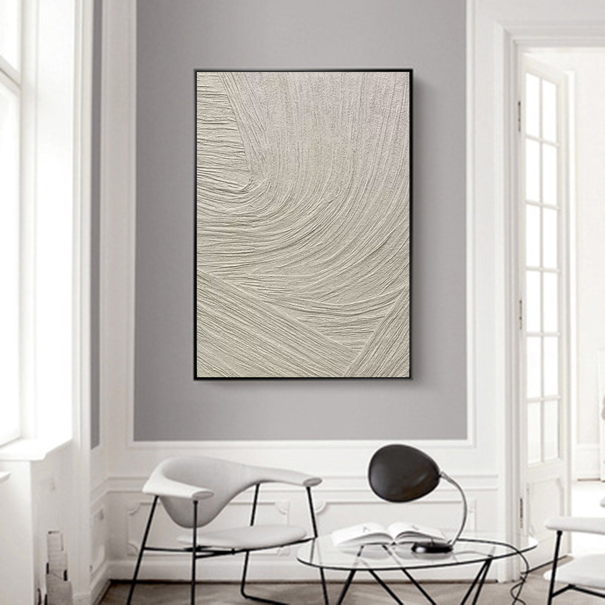 Plaster Art Texture Painting SG032 - Neutralighting