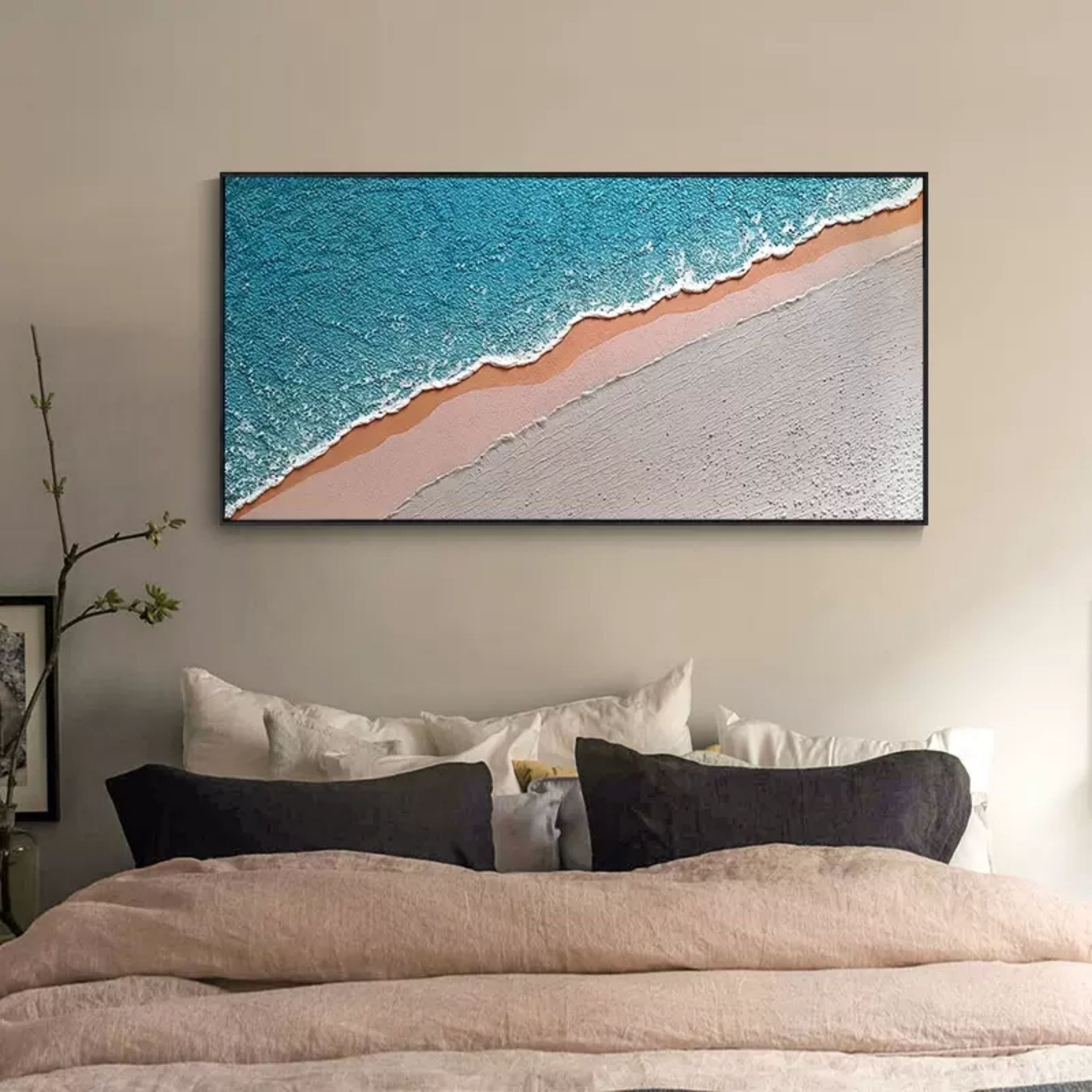 Plaster Art Texture Painting TX074 - Neutralighting