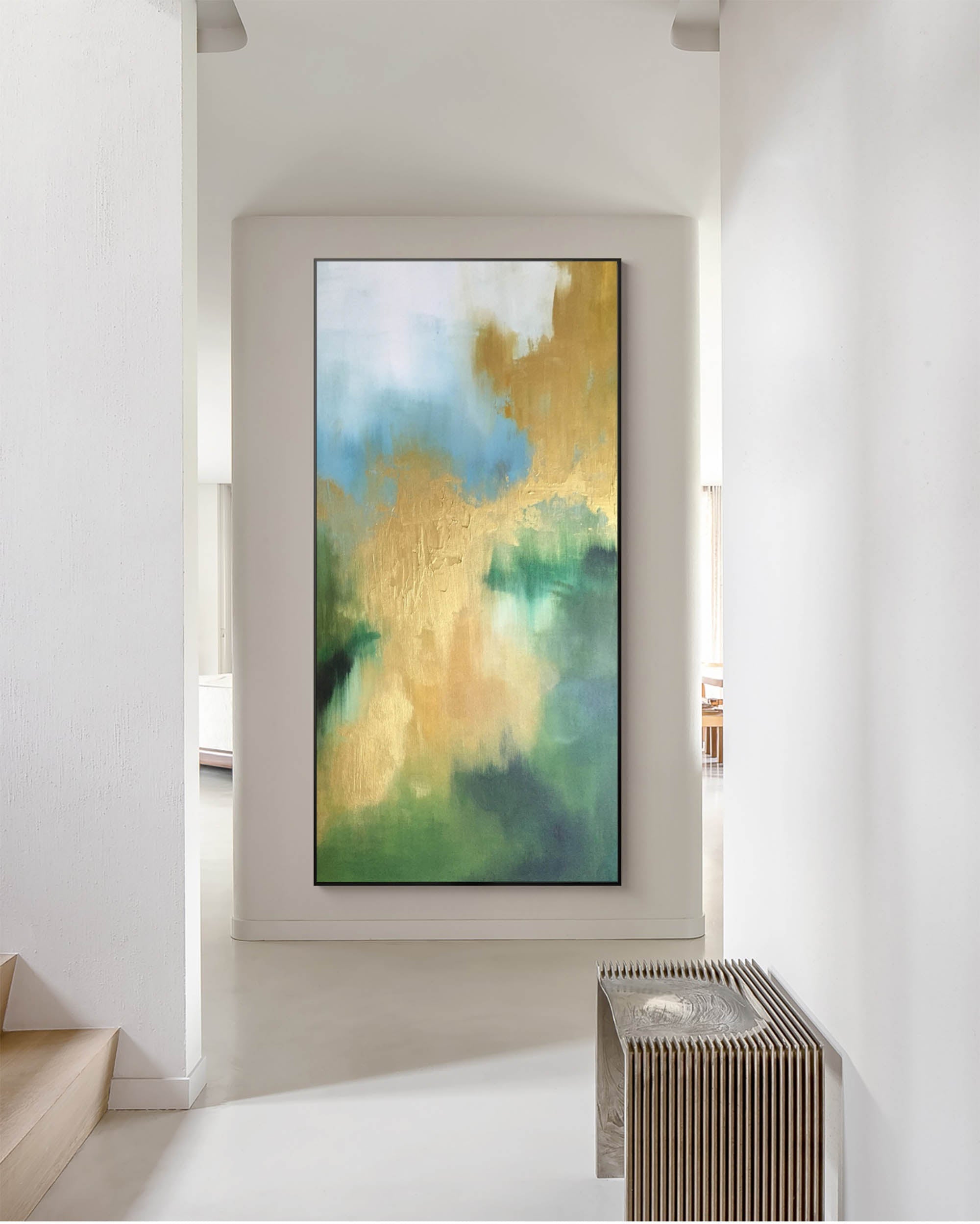 Abstract Canvas Art AB091 - Neutralighting