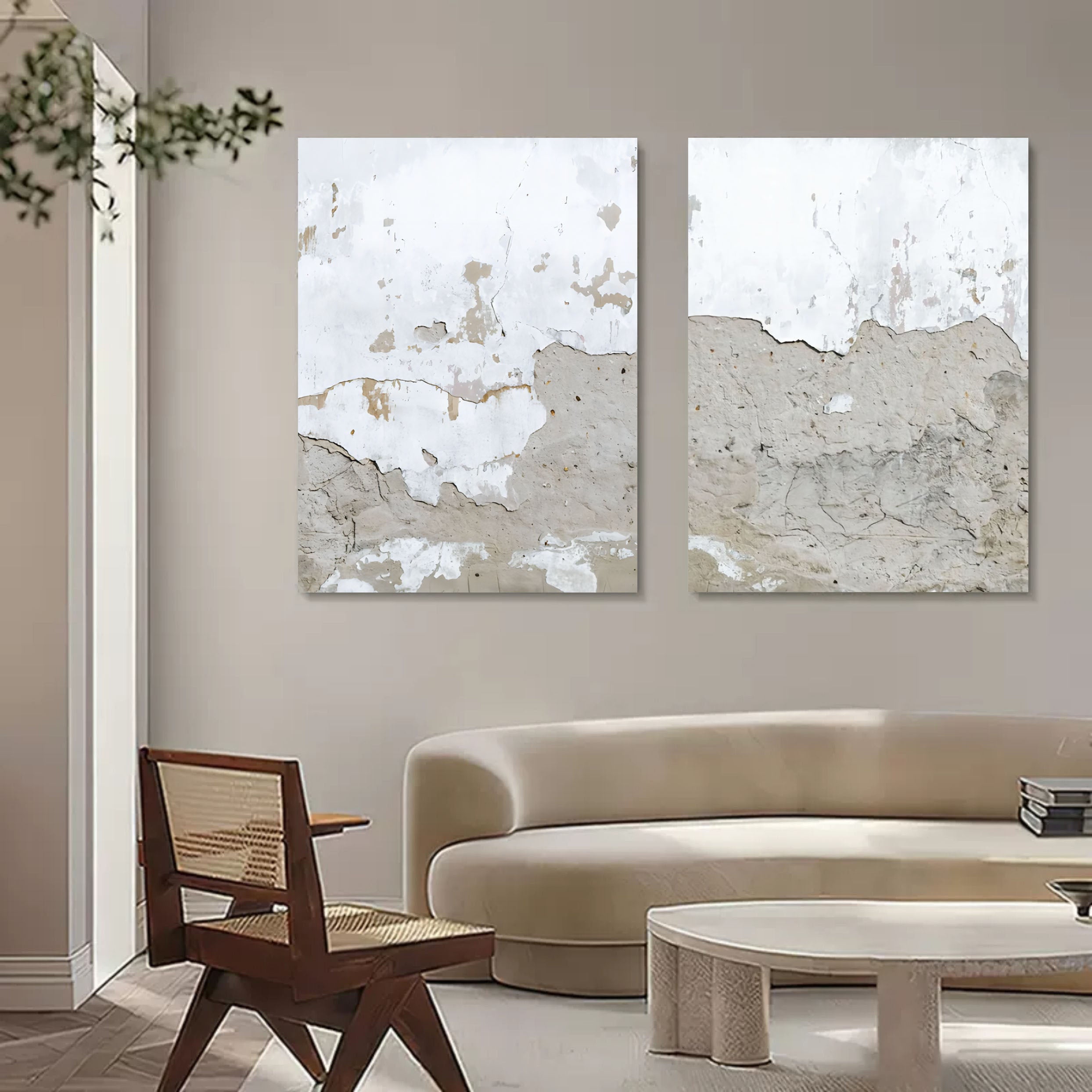 Abstract Painting Set Of 2 SP077 - Neutralighting