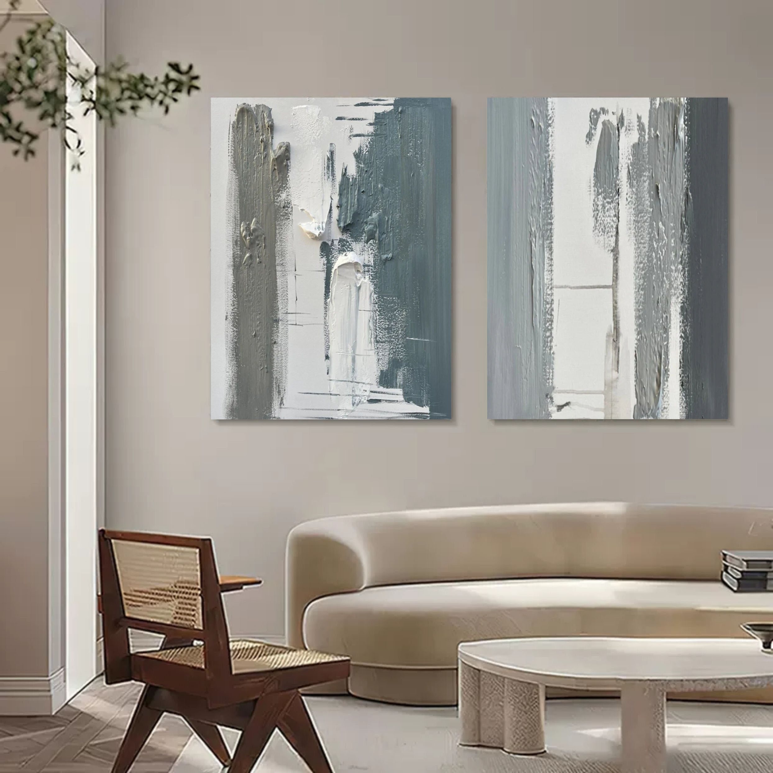 Wall Art Abstract Minimalist Zen Calm