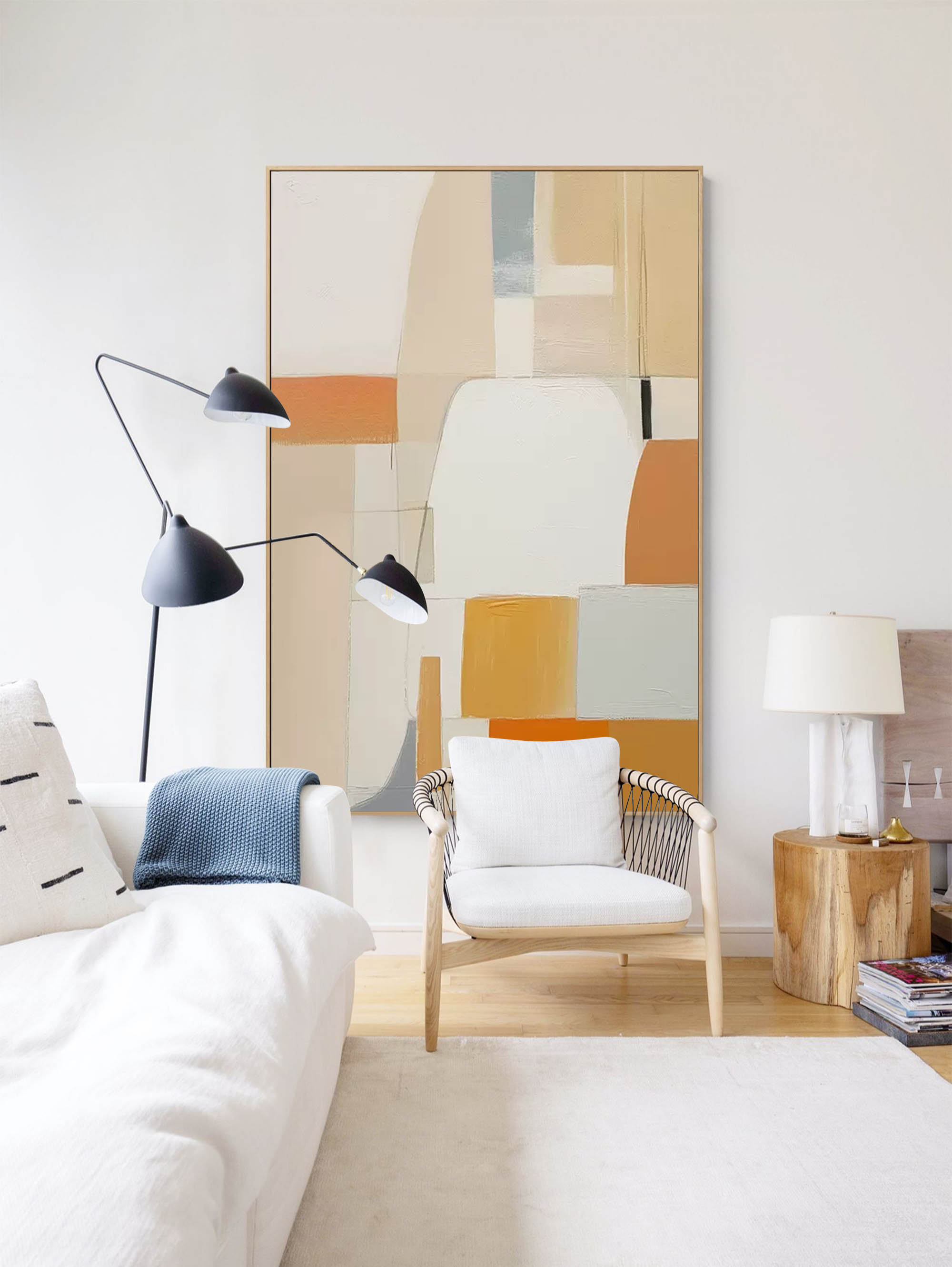 Wall Art Geometric Modern Organic