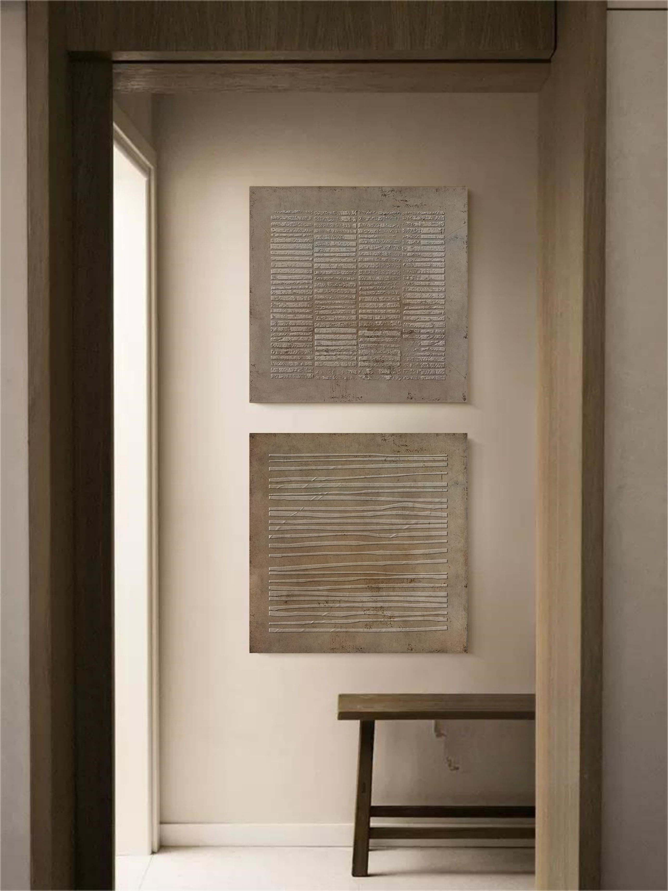 Wall Art Abstract Wabi-Sabi Neutral Modern