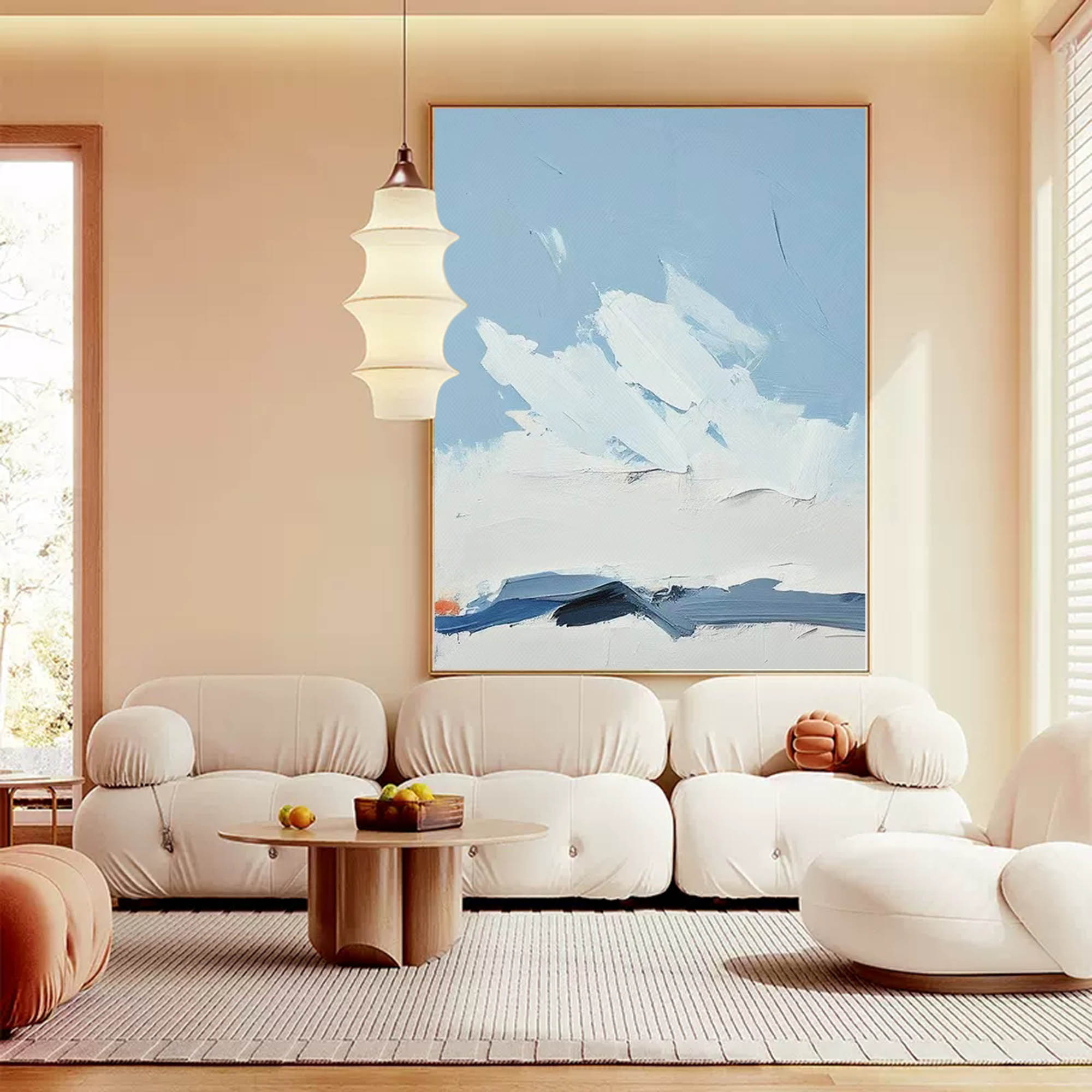 Abstract Canvas Art AB051 - Neutralighting
