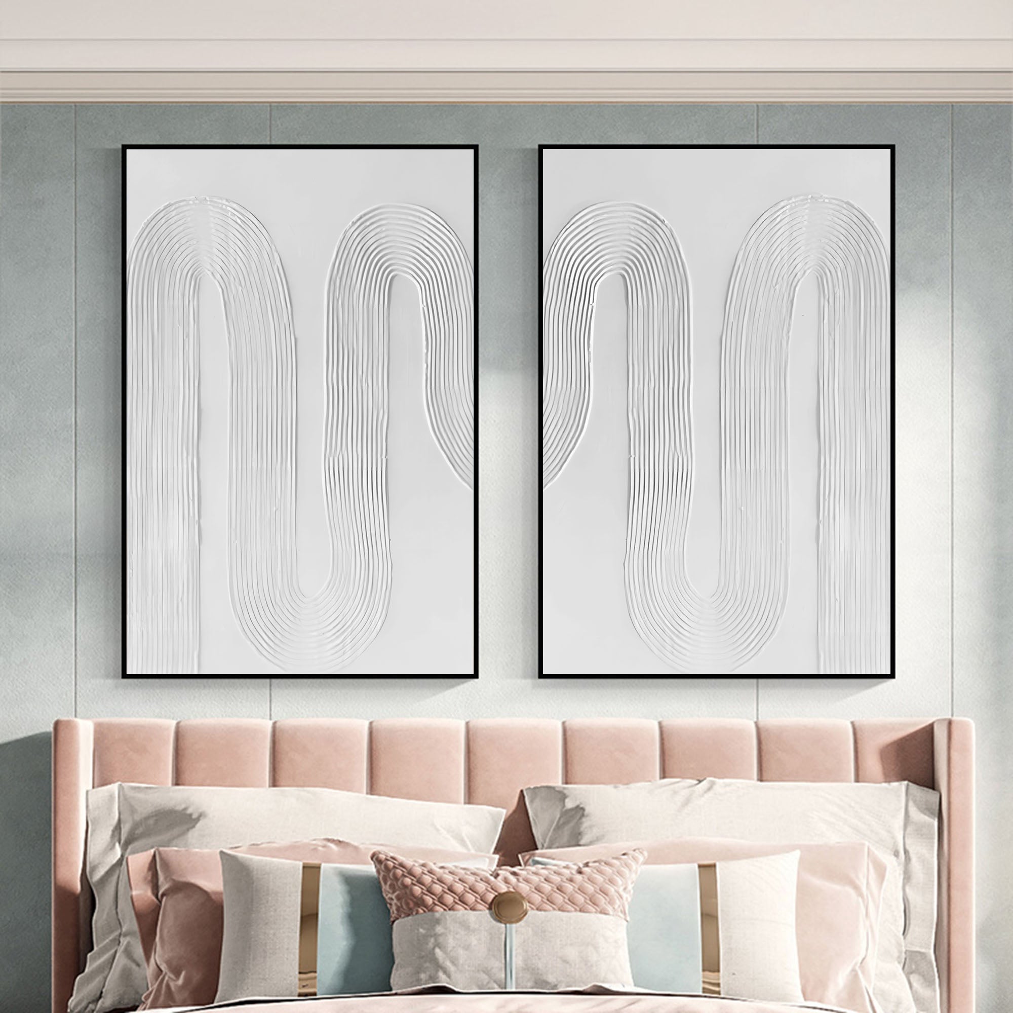 Abstract Painting Set Of 2 SP043 - Neutralighting
