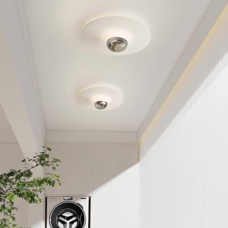 Arisha Flush Mount Ceiling Light White Living Room Bedroom - Neutralighting