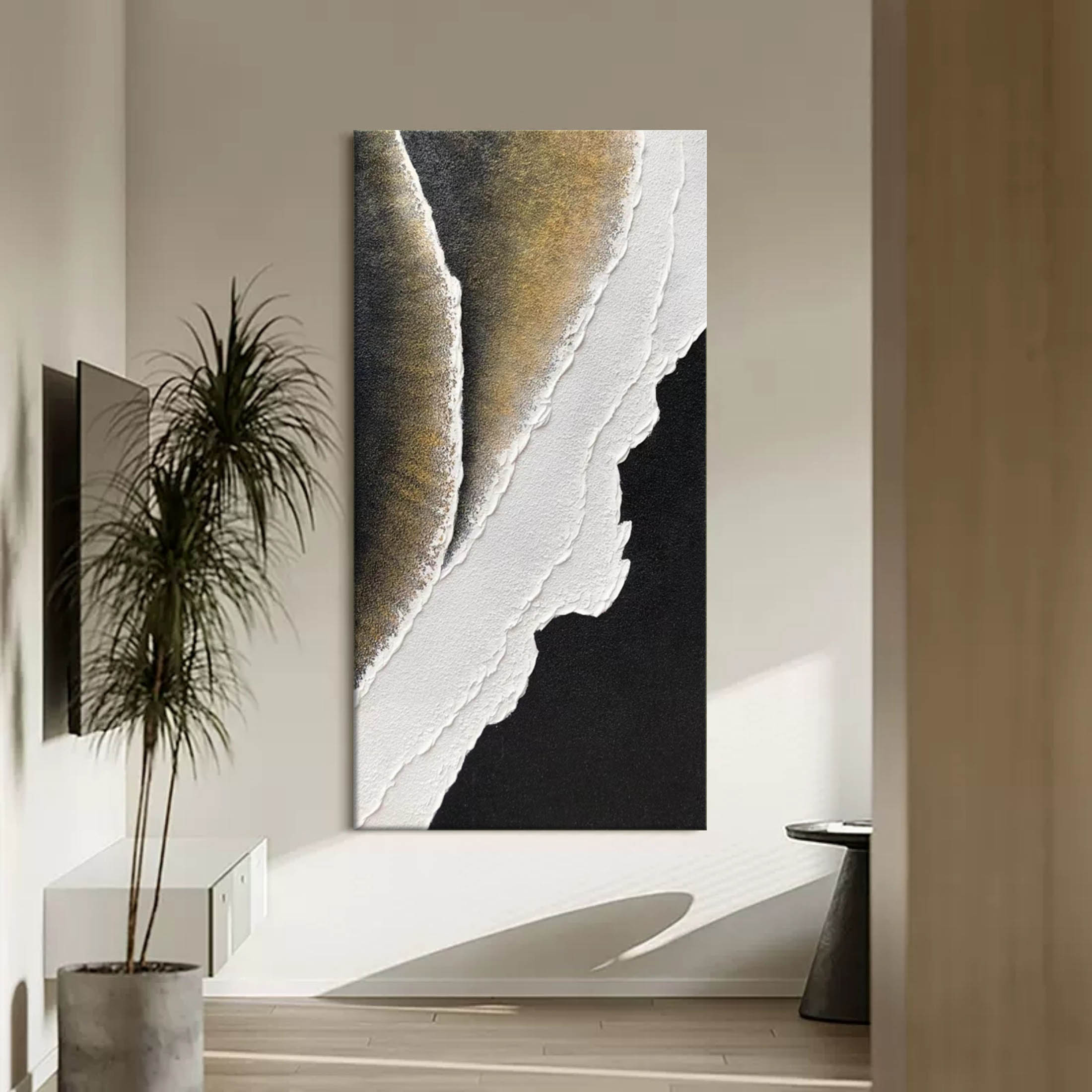 Plaster Art Texture Painting SG224 - Neutralighting