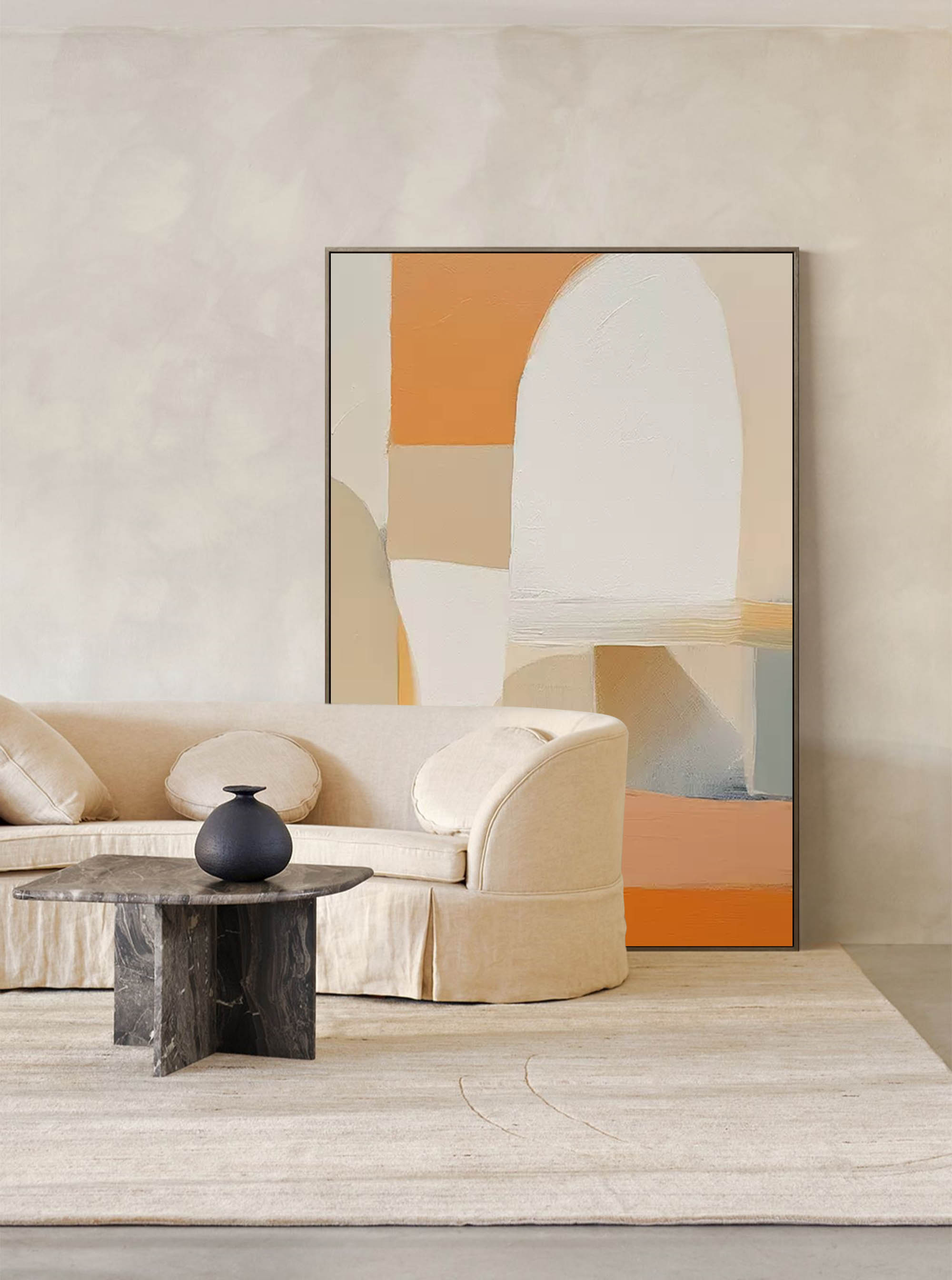 Wall Art Geometric Elegant Neutral Serene