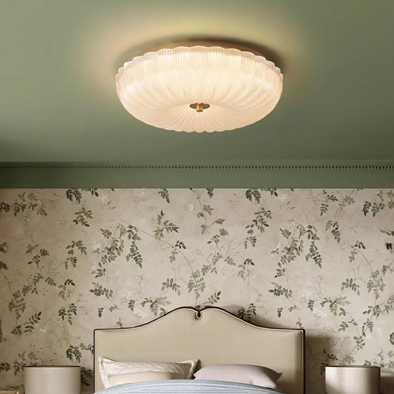 Halo Ceiling Light Ripple Glass - Neutralighting