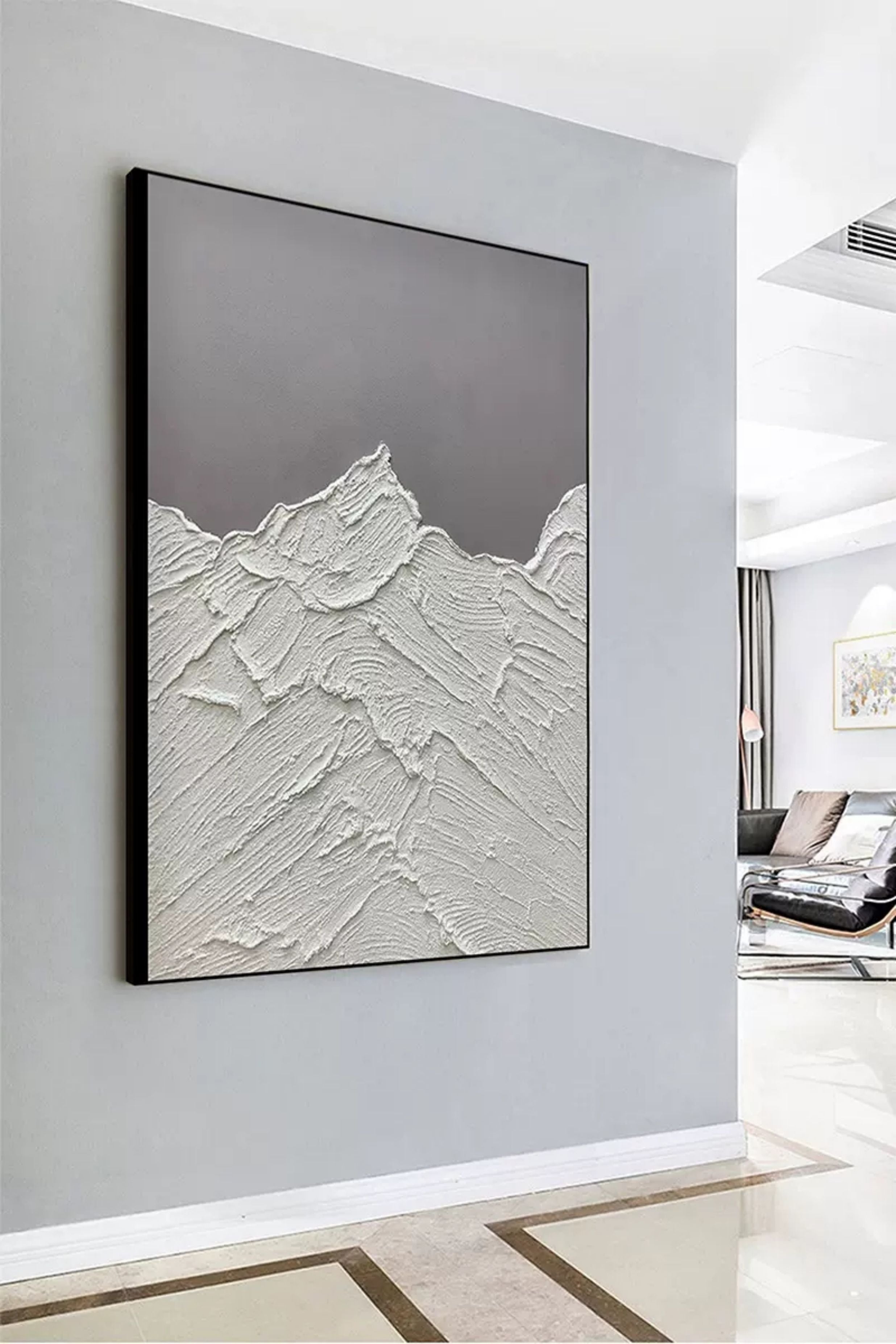 Plaster Art Texture Painting SG080 - Neutralighting