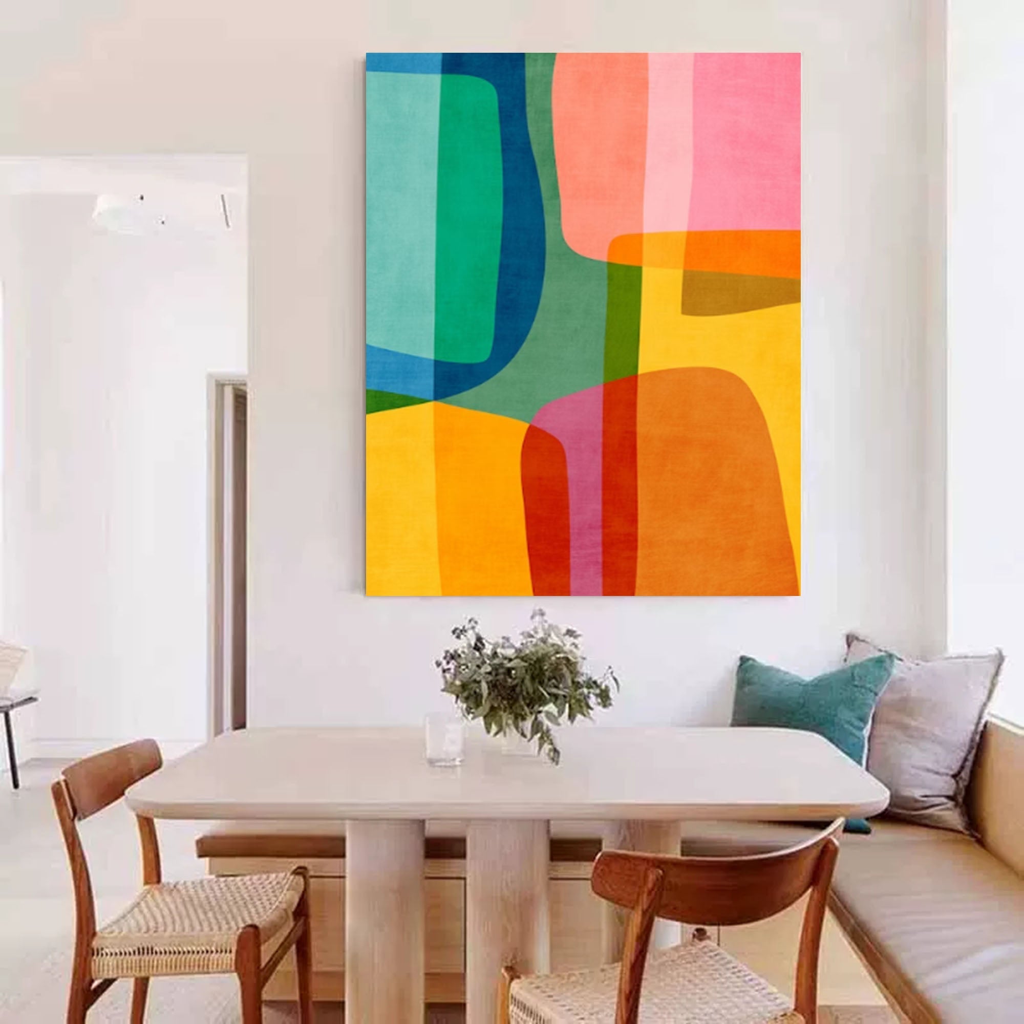 Abstract Canvas Art AB047 - Neutralighting