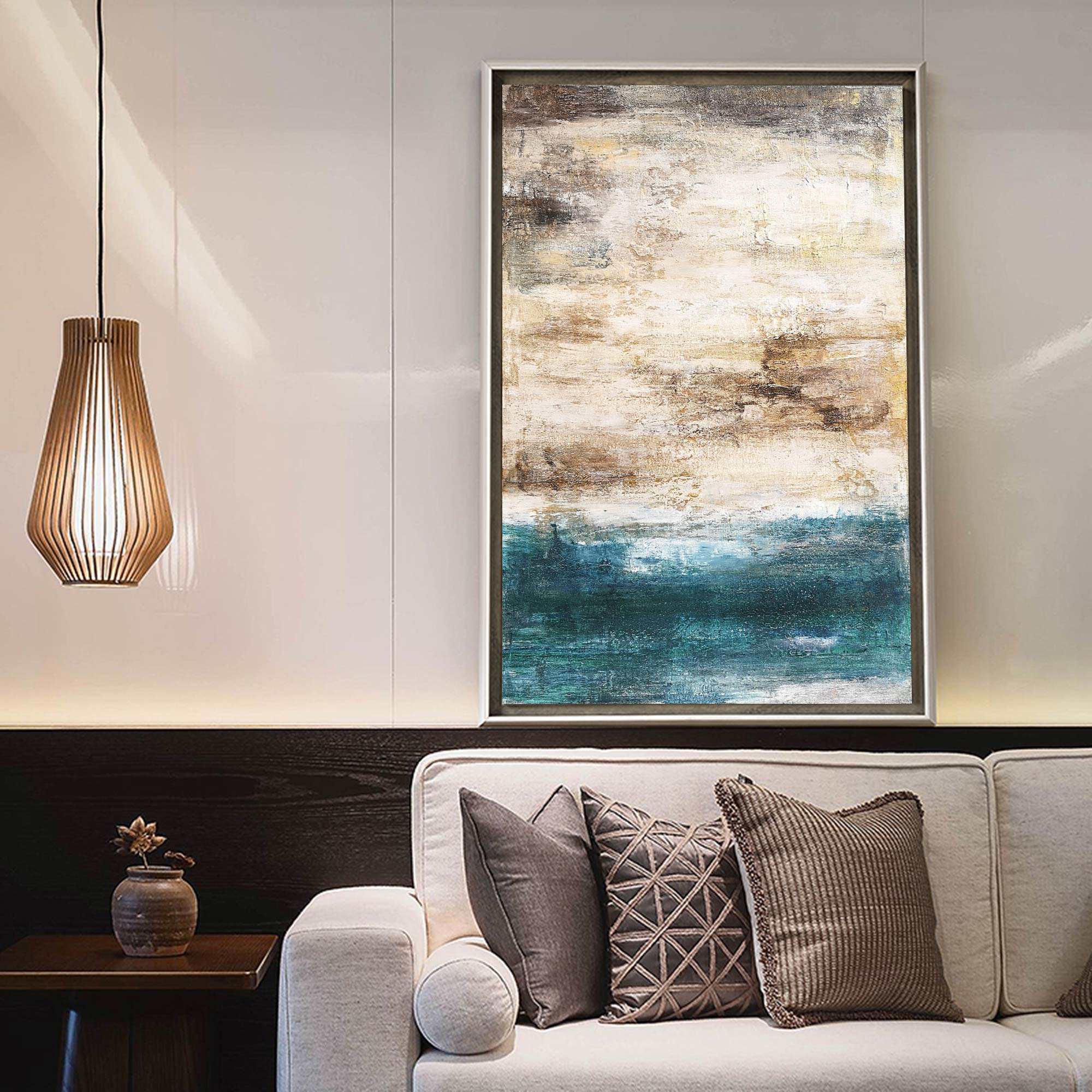 Abstract Beach Painting