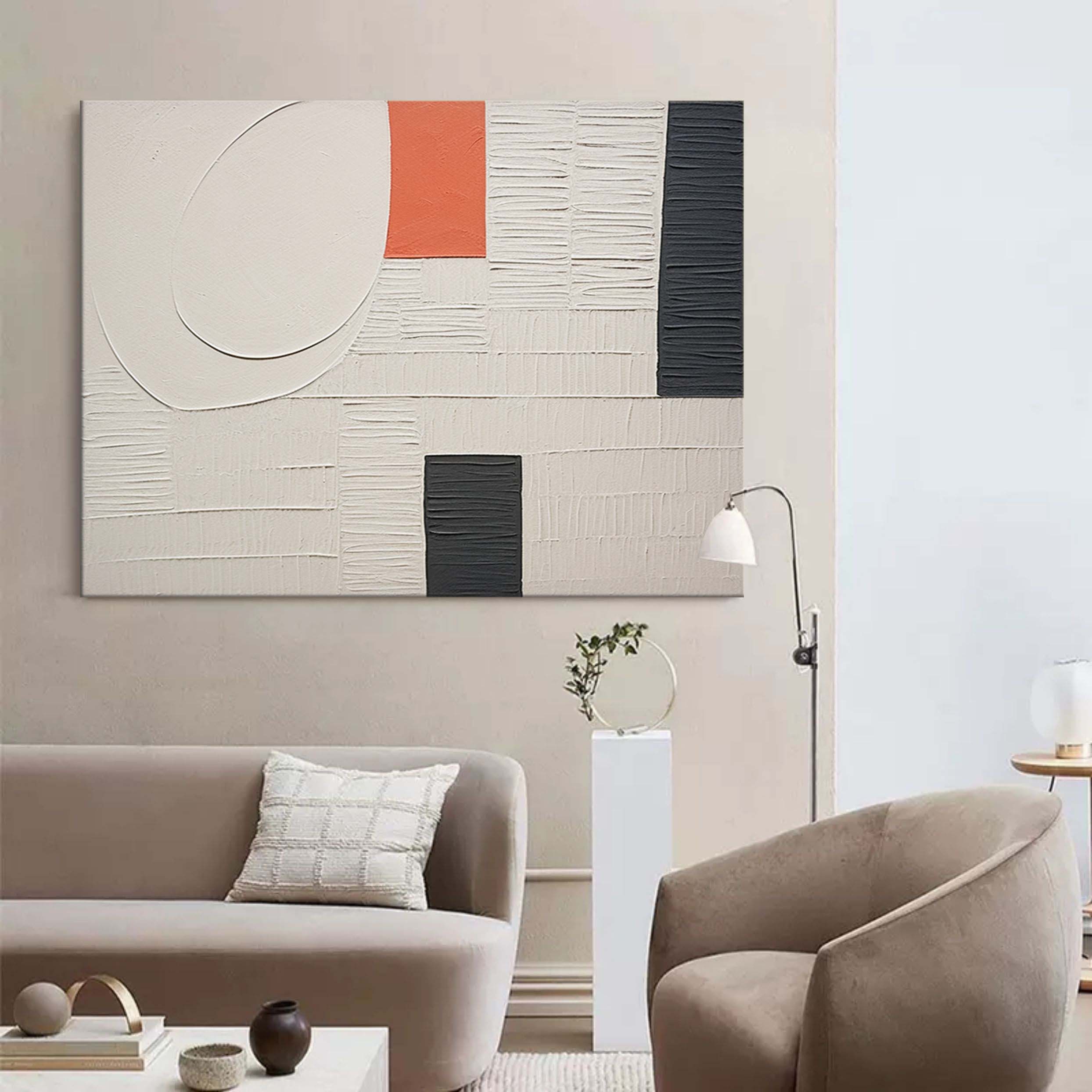 Plaster Art Texture Painting #SG249 - Neutralighting