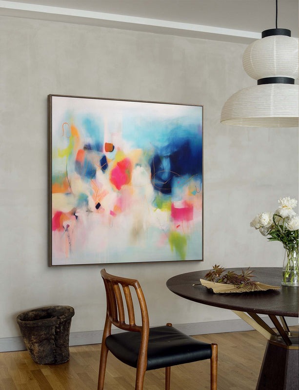 Colorful Abstract Oil Painting