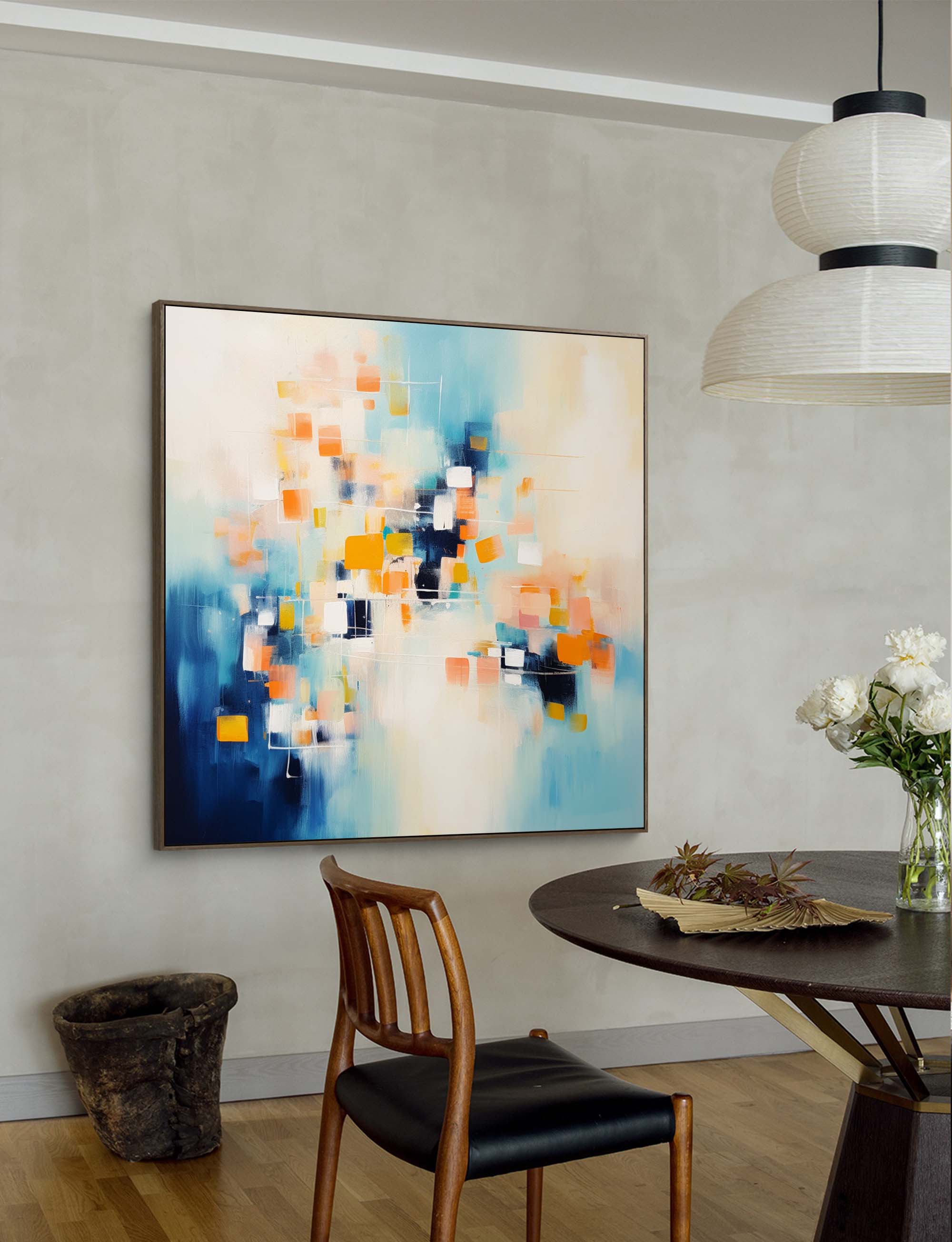 Abstract Canvas Art AB225 - Neutralighting