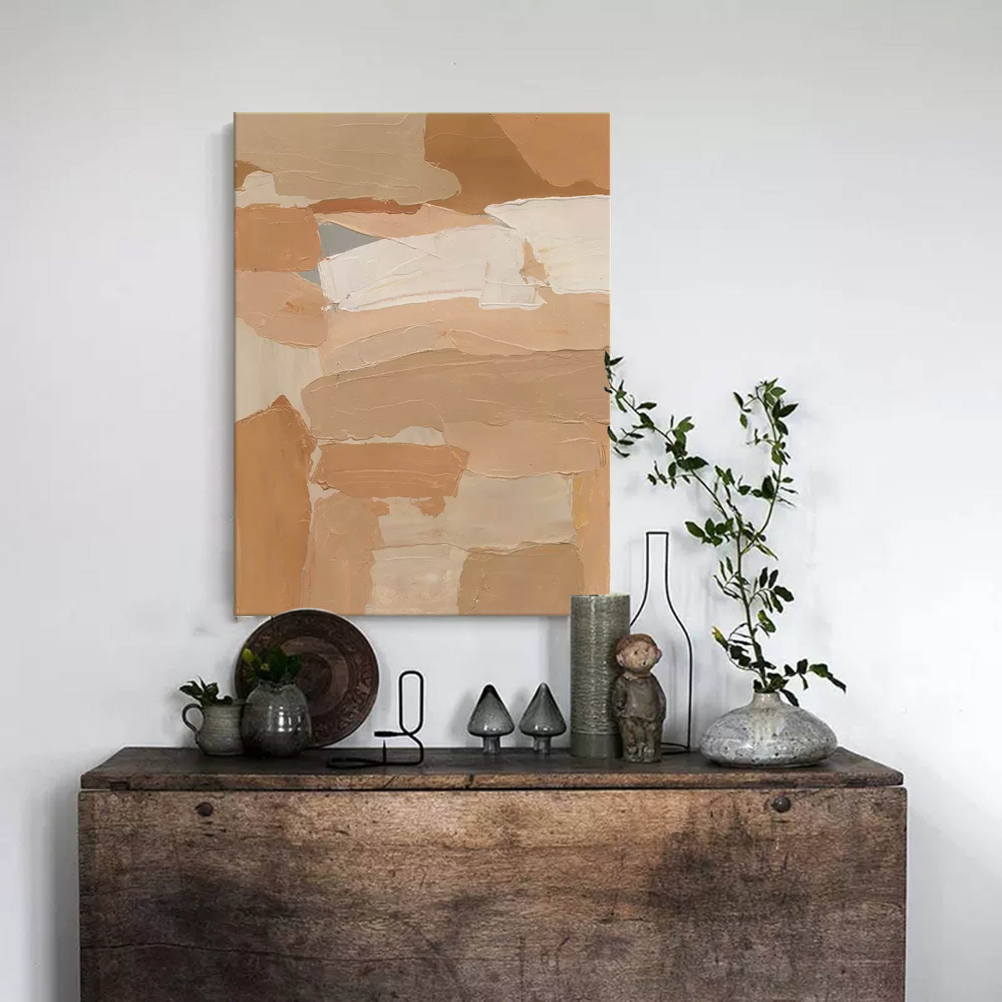 Abstract Canvas Art AB228 - Neutralighting