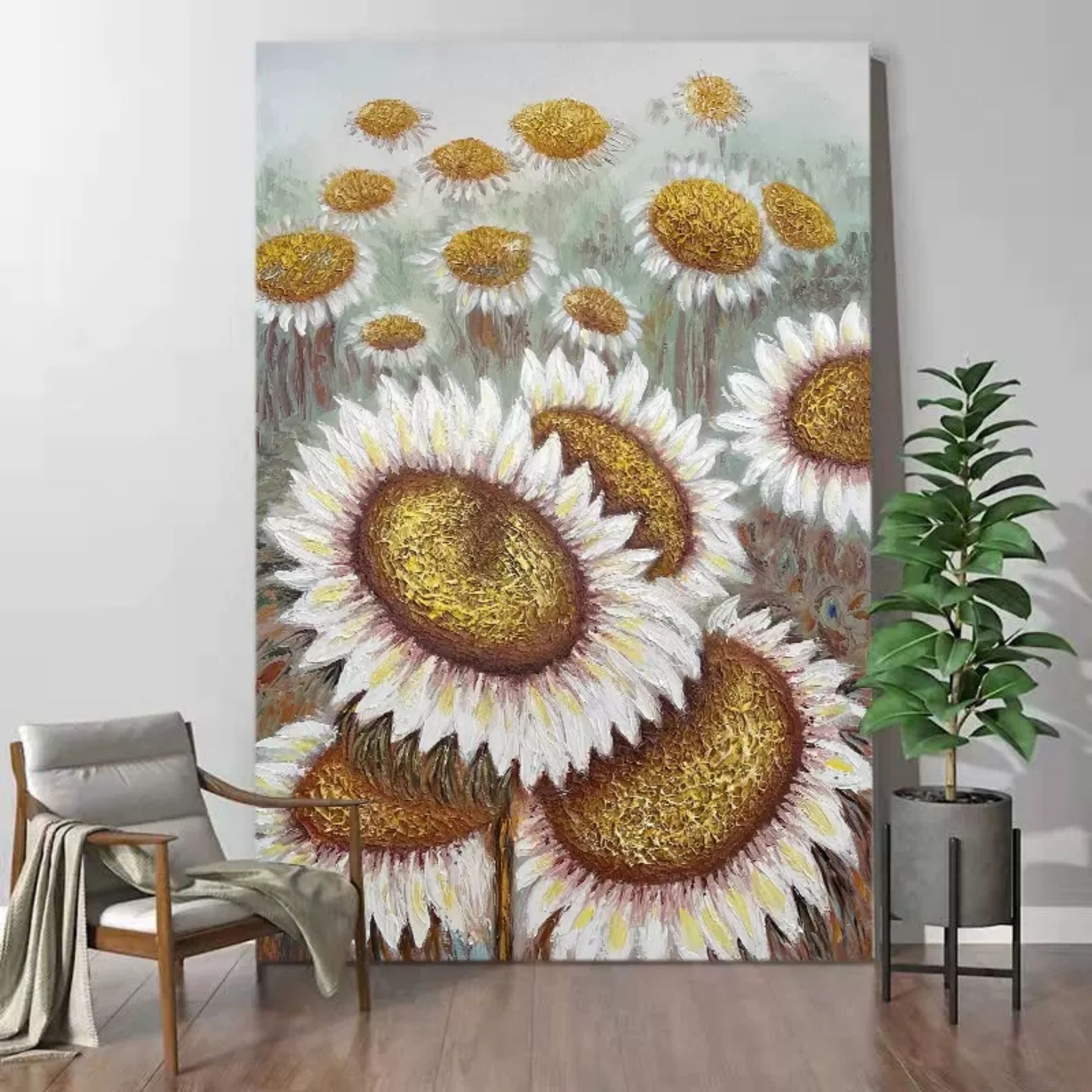 Plaster Art Texture Painting SG031 - Neutralighting