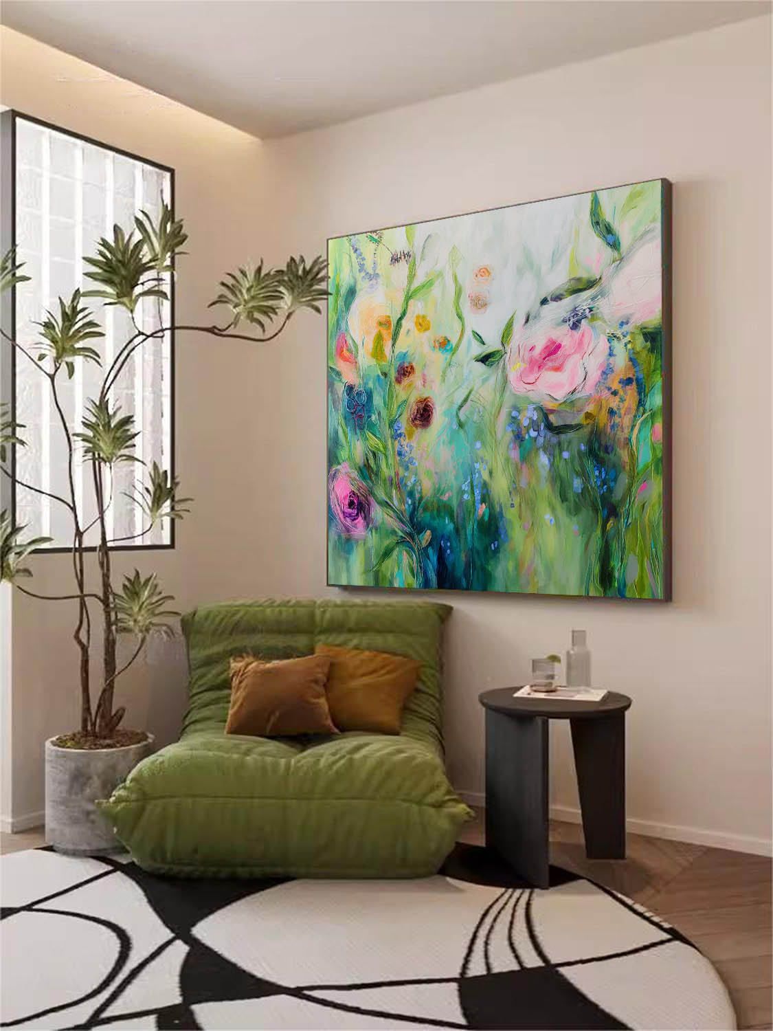 Wall Art Flower Post-Modern Impressionist