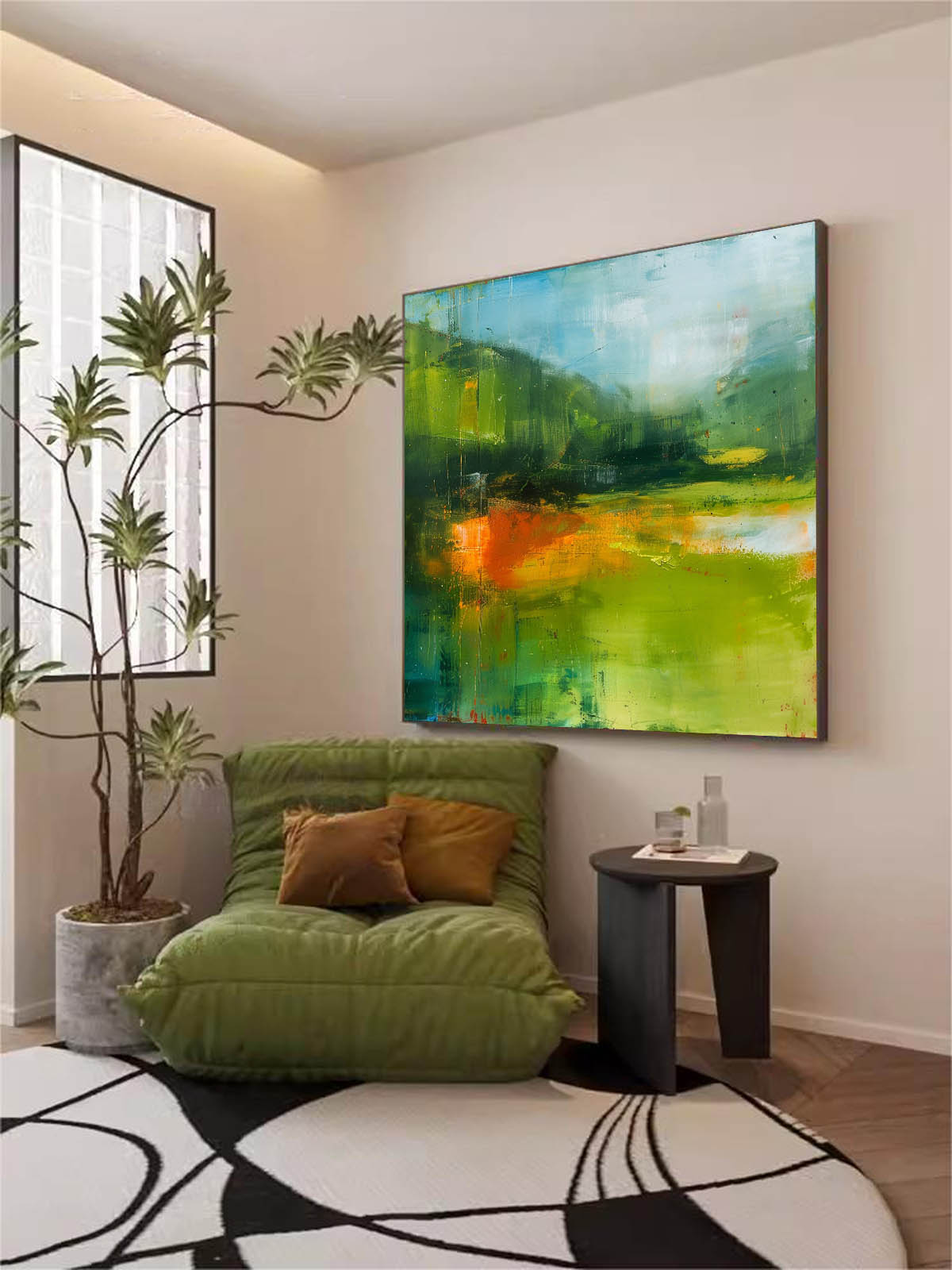 Wall Art Abstract Landscape Modern Fresh Natural