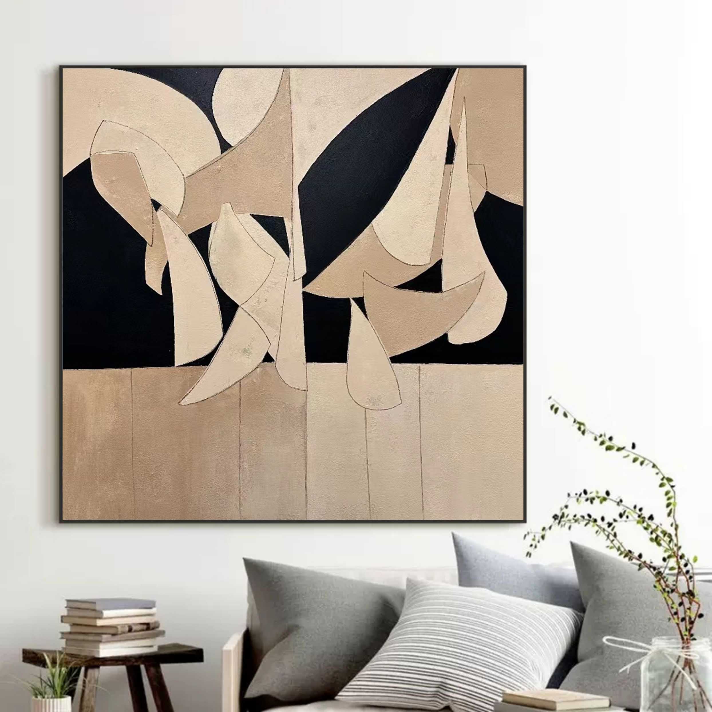 Wall Art Wabi-Sabi Serene Calm Modern Linen