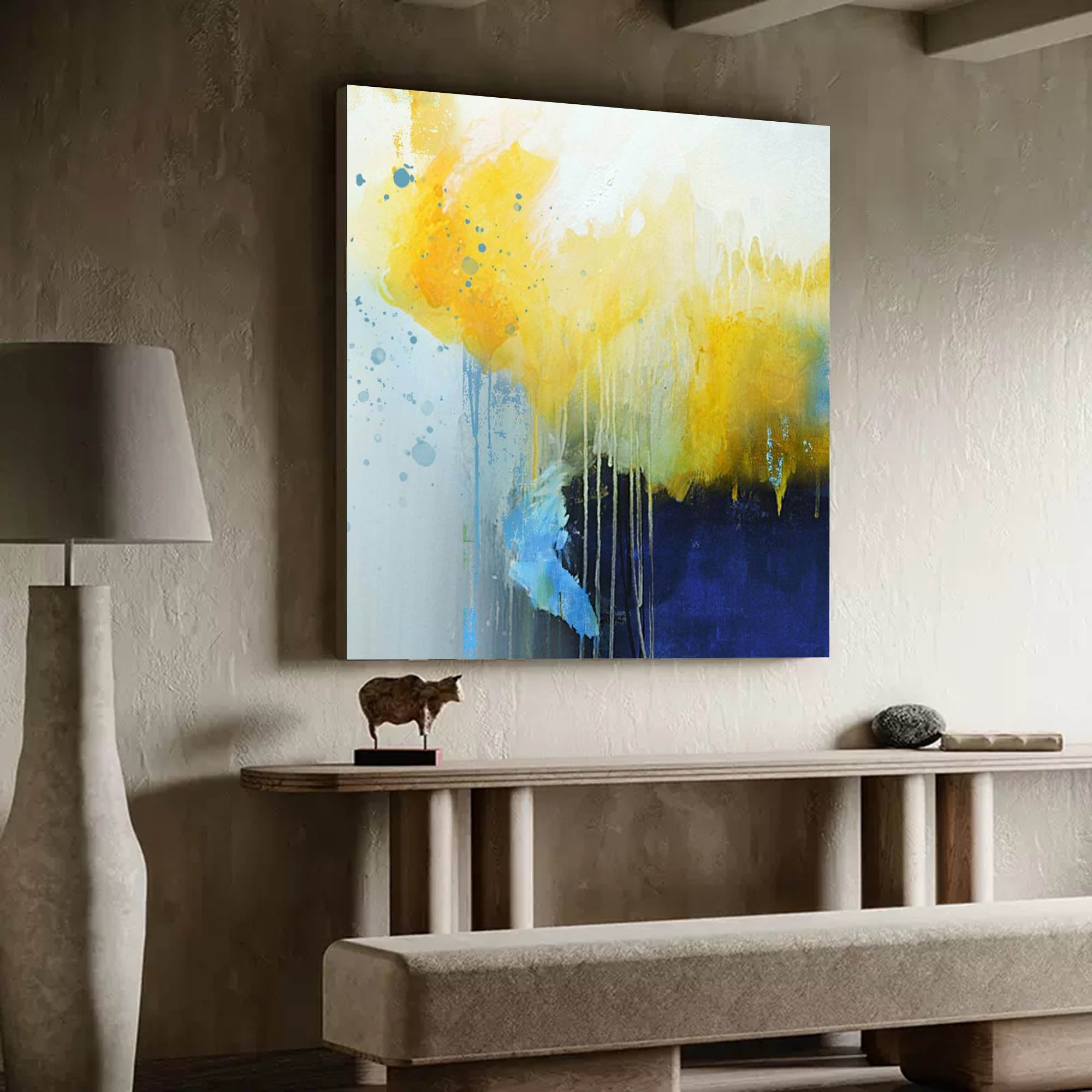 Wall Art Contemporary Amber Drizzle