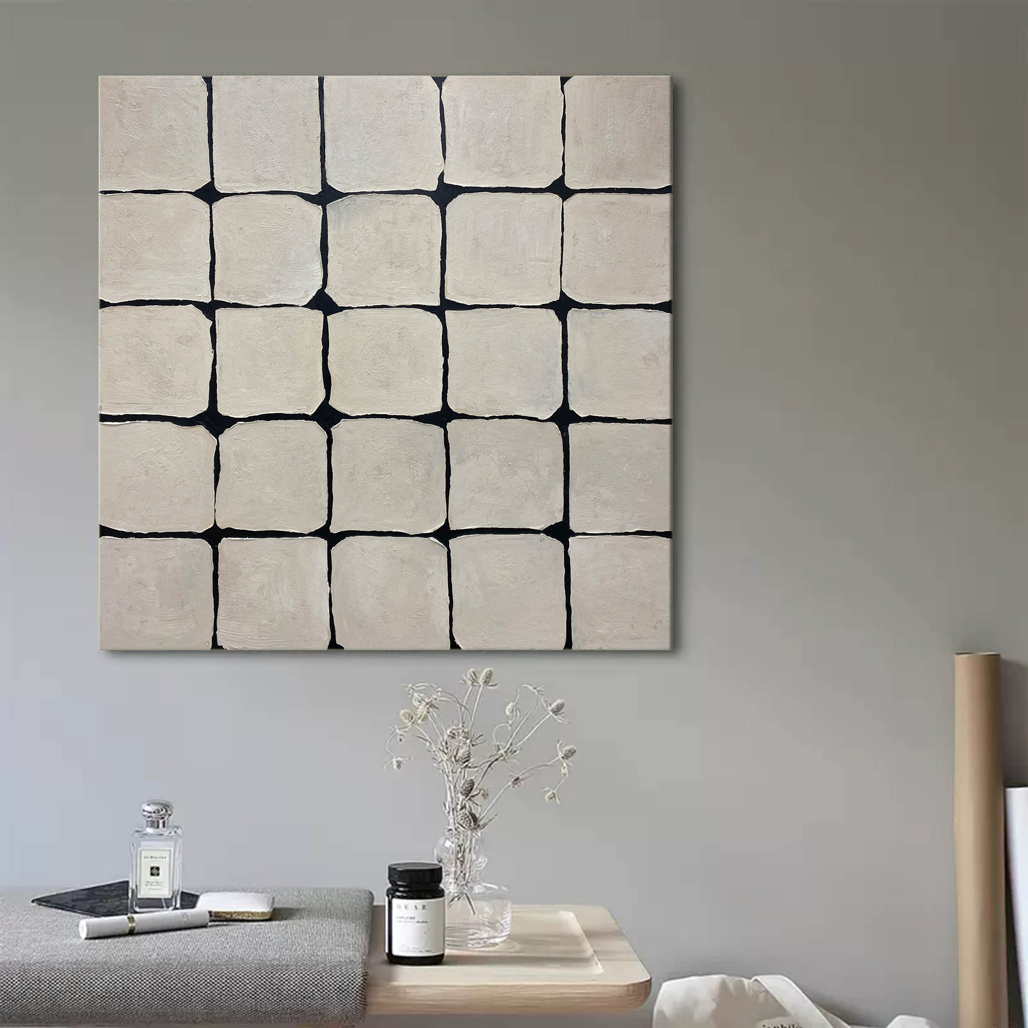 Wall Art Wabi-Sabi Minimalist Geometric