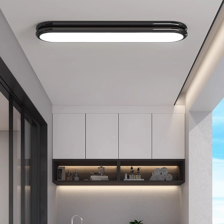 Arisha Modern LED Flush Mount Ceiling Light Black/Yellow/White Living Room - Neutralighting