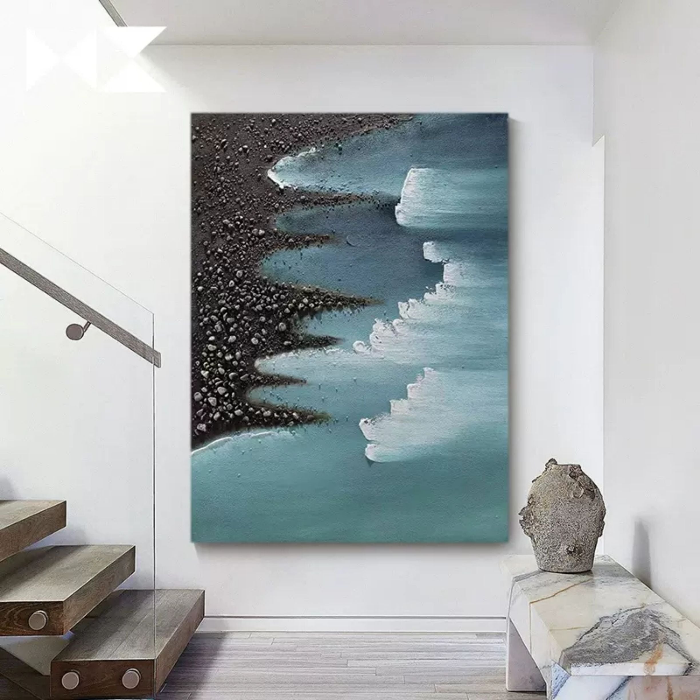 Plaster Art Texture Painting SG086 - Neutralighting
