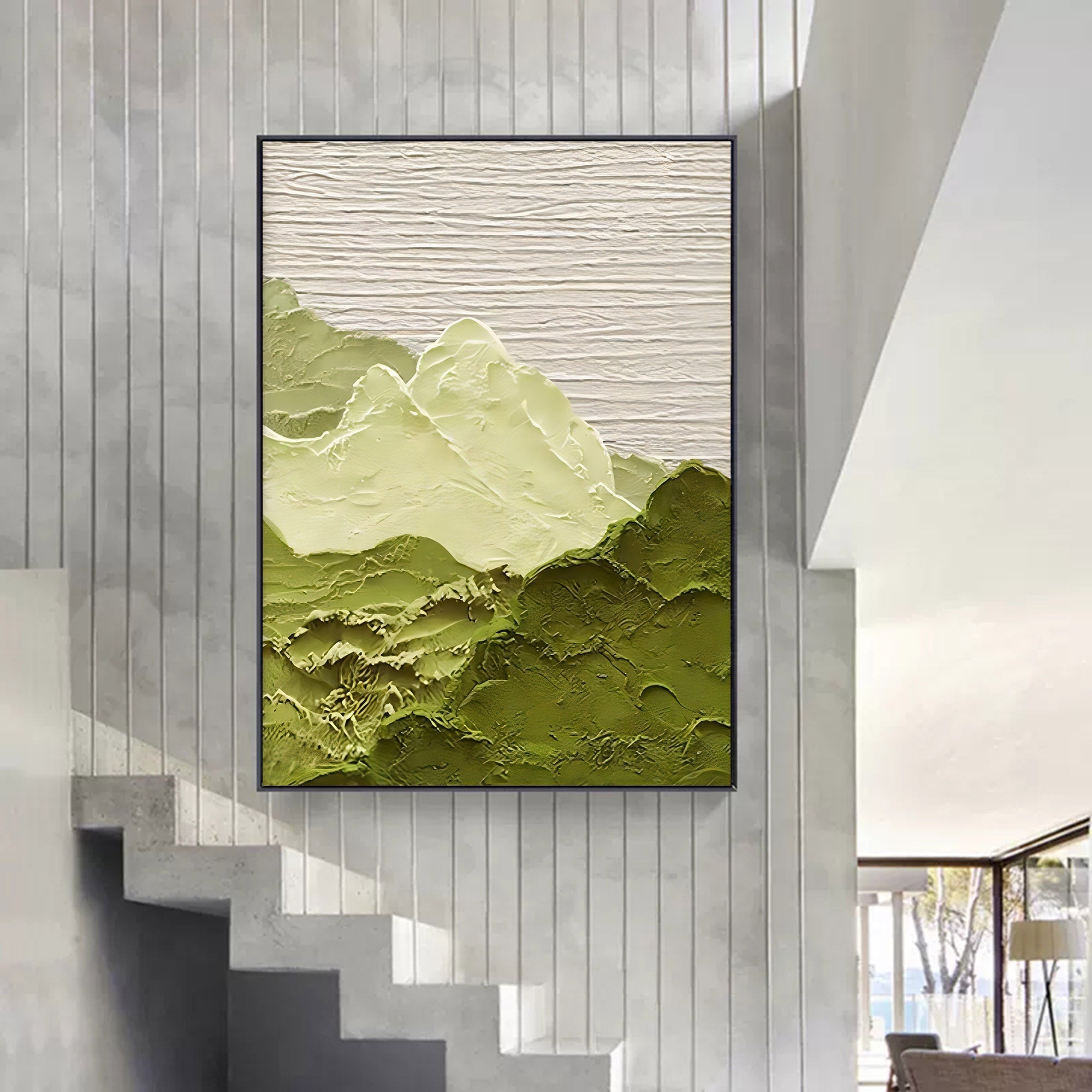 Plaster Art Texture Painting SG026 - Neutralighting