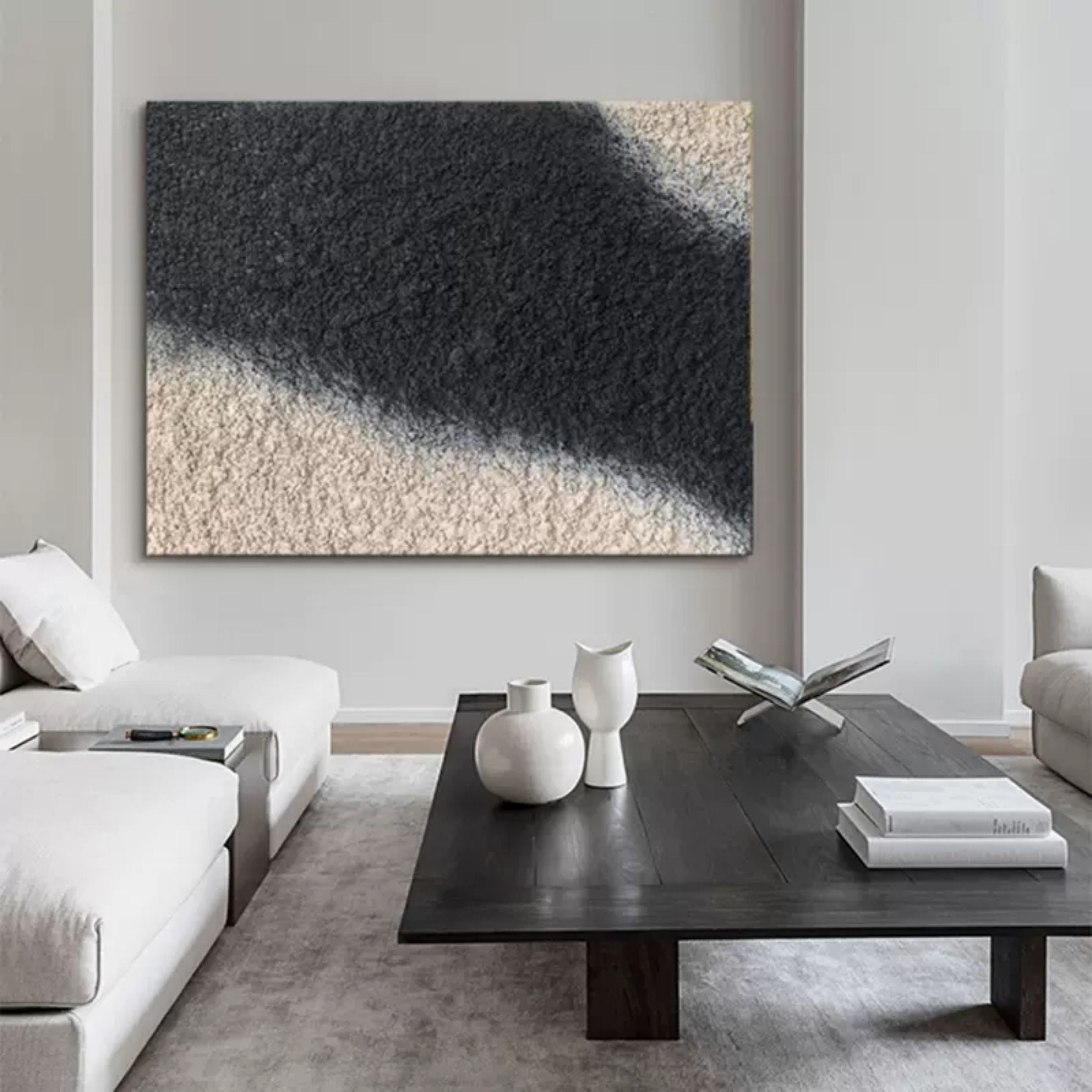 Plaster Art Texture Painting SG075 - Neutralighting