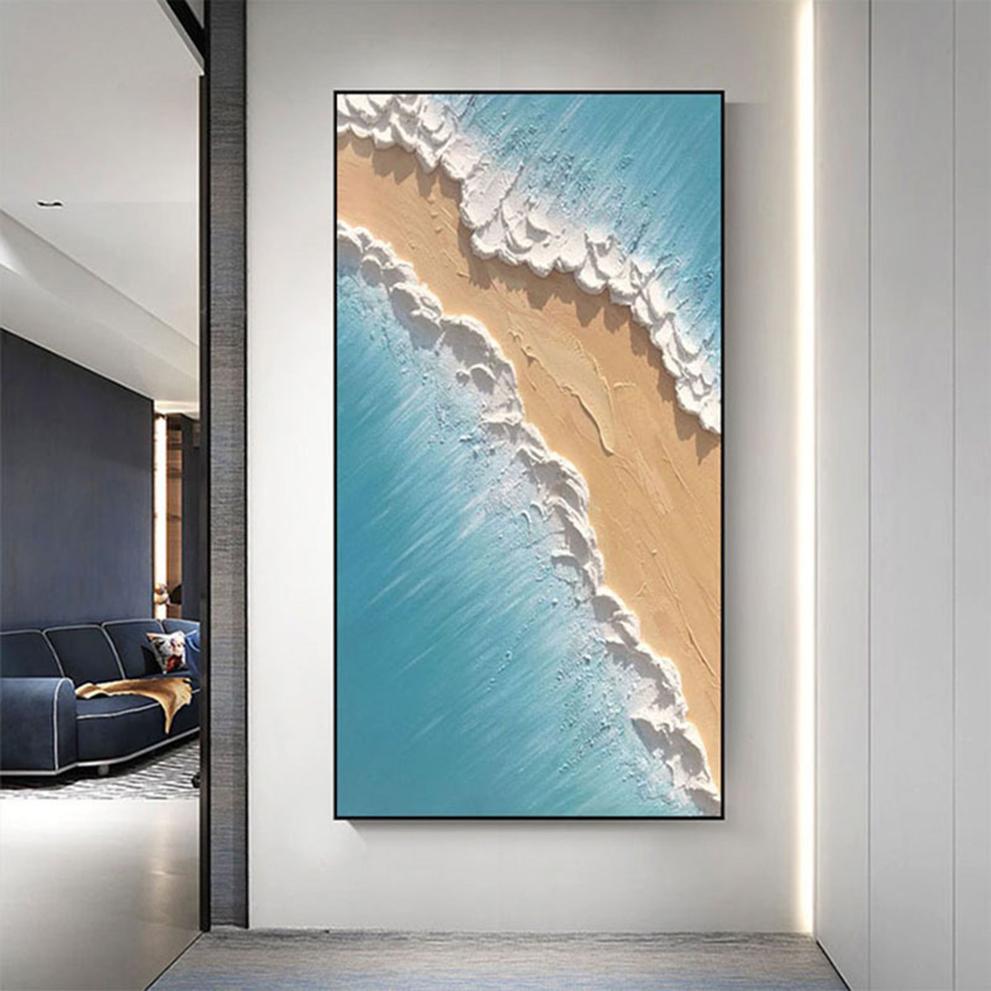 Plaster Art Texture Painting SG025 - Neutralighting