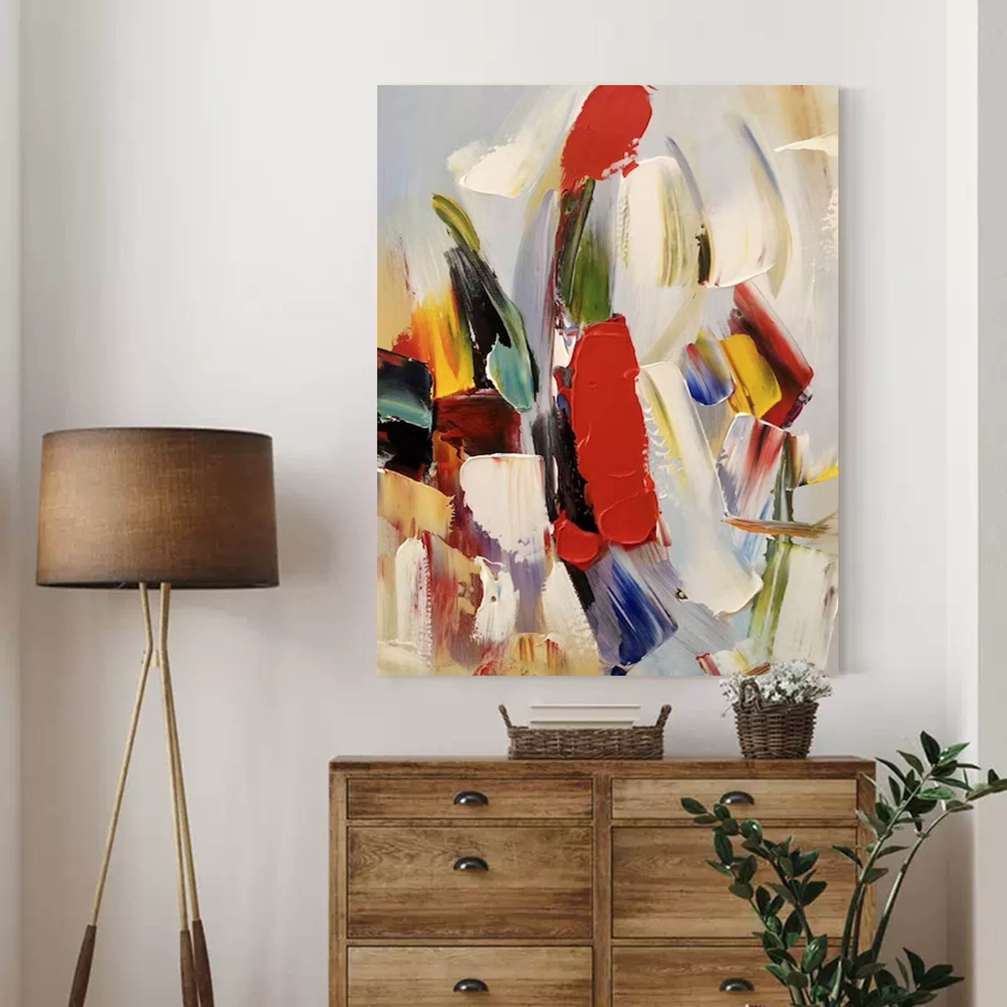 Abstract Canvas Art AB098 - Neutralighting