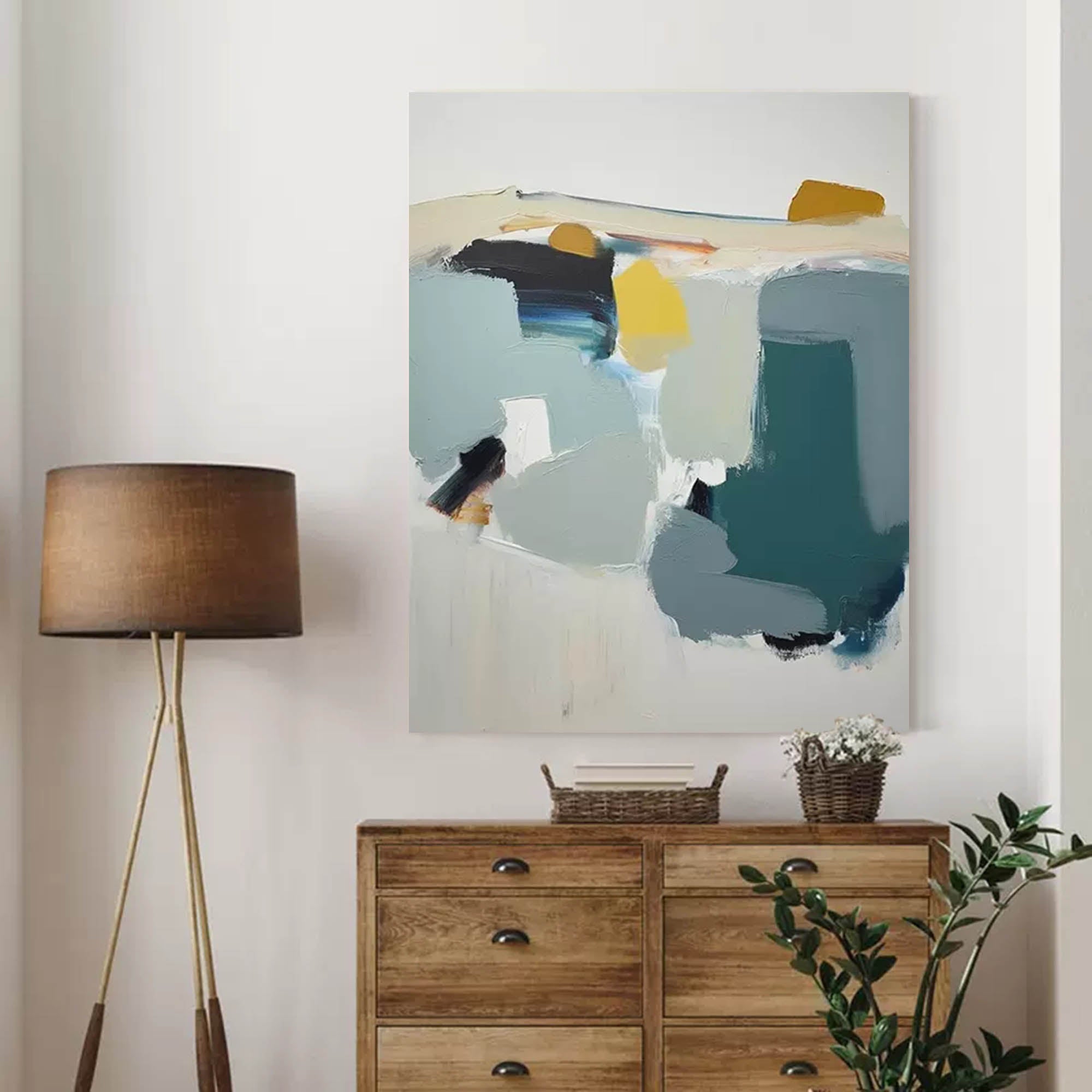 Abstract Canvas Art AB229 - Neutralighting