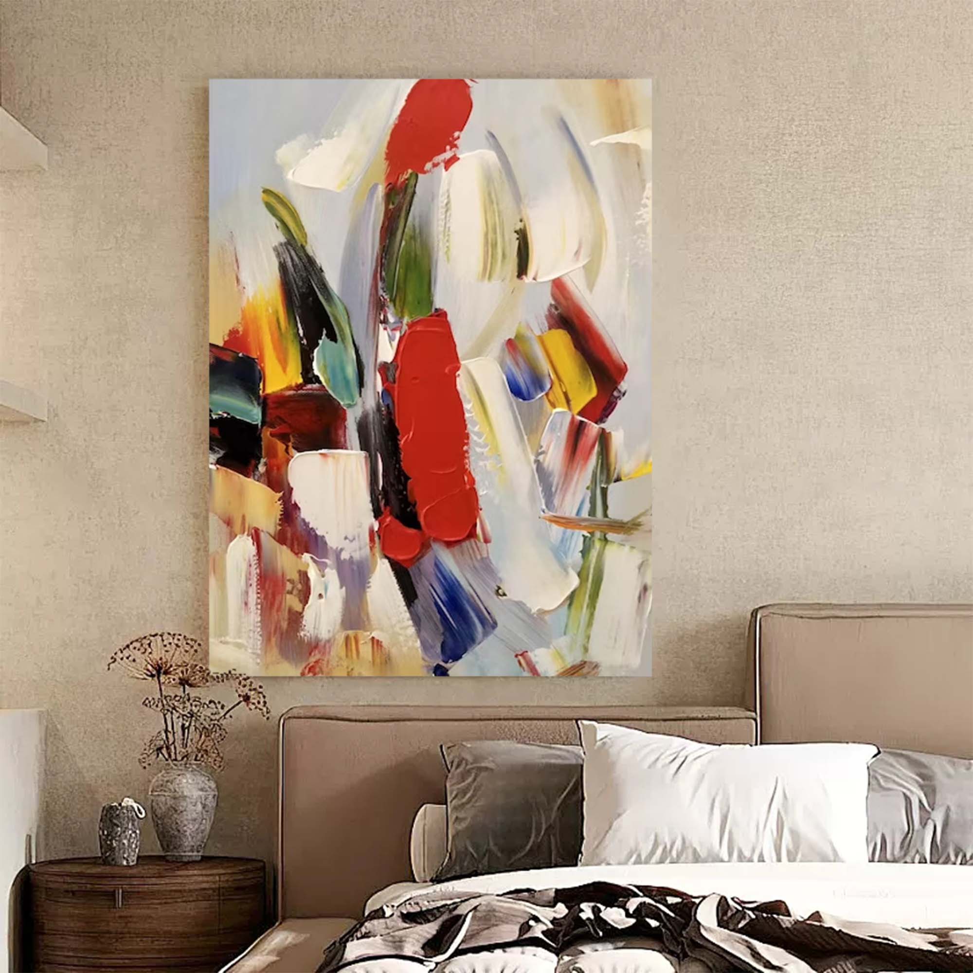 Abstract Canvas Art AB098 - Neutralighting