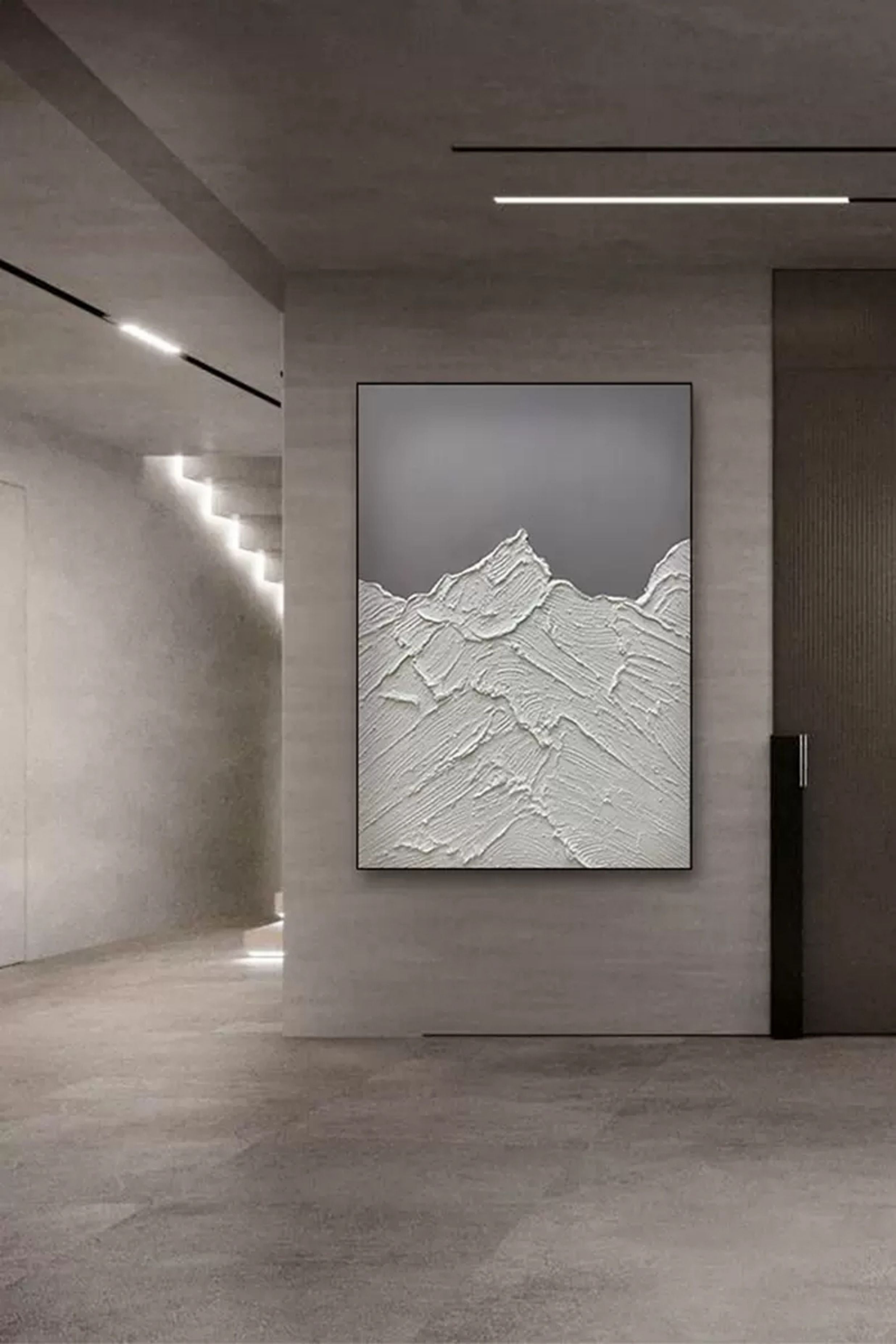 Plaster Art Texture Painting SG080 - Neutralighting