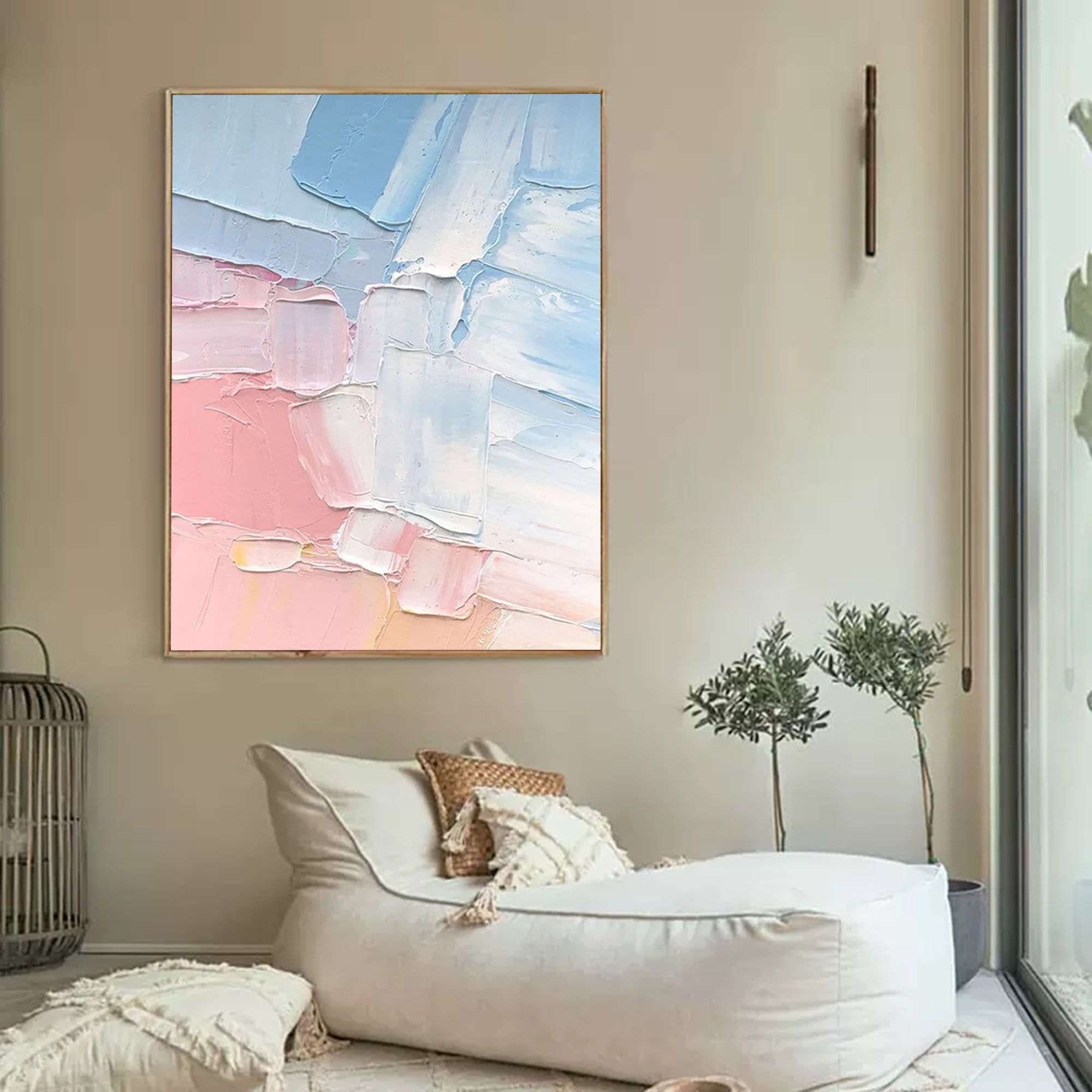Abstract Canvas Art AB042 - Neutralighting