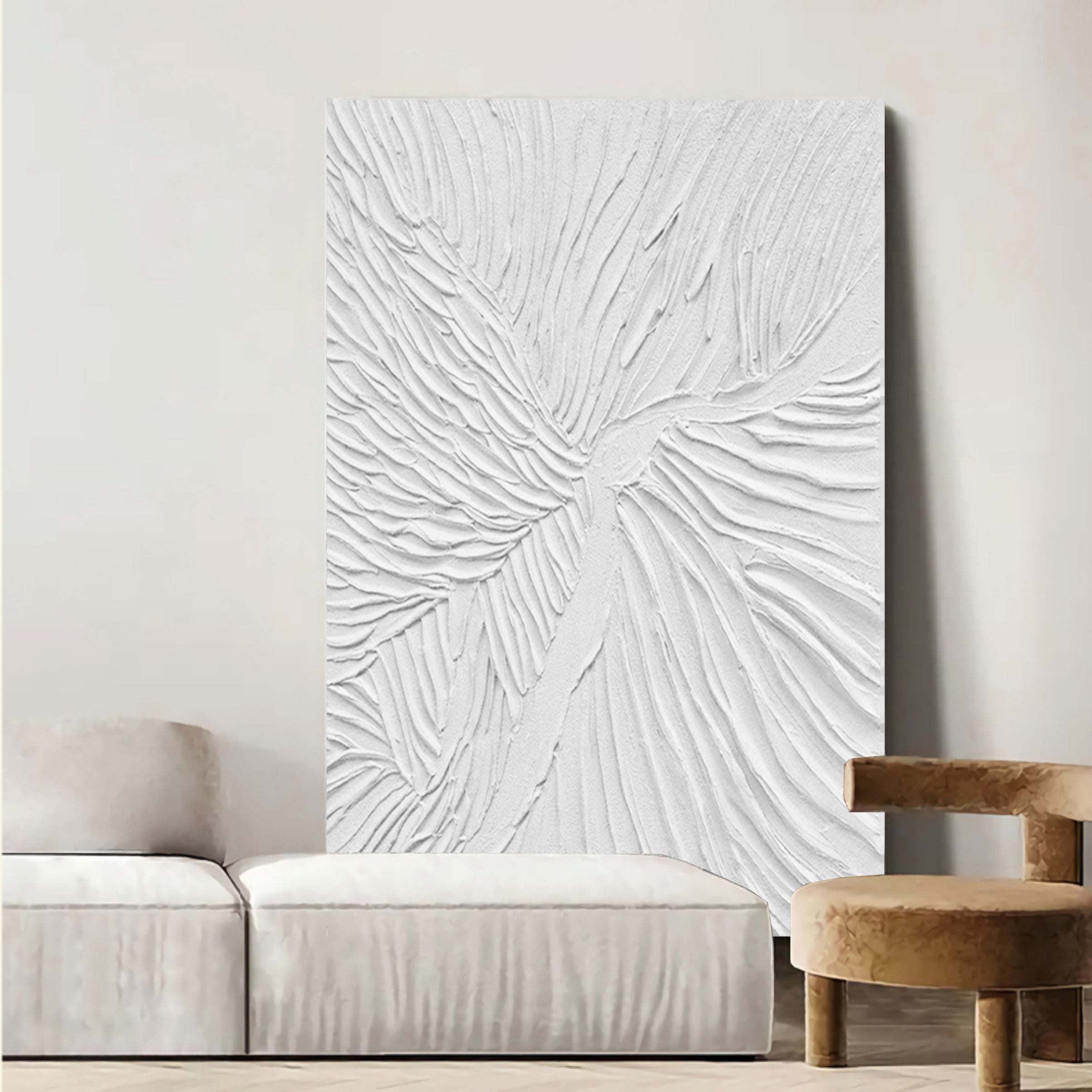 Plaster Art Texture Painting SG077 - Neutralighting