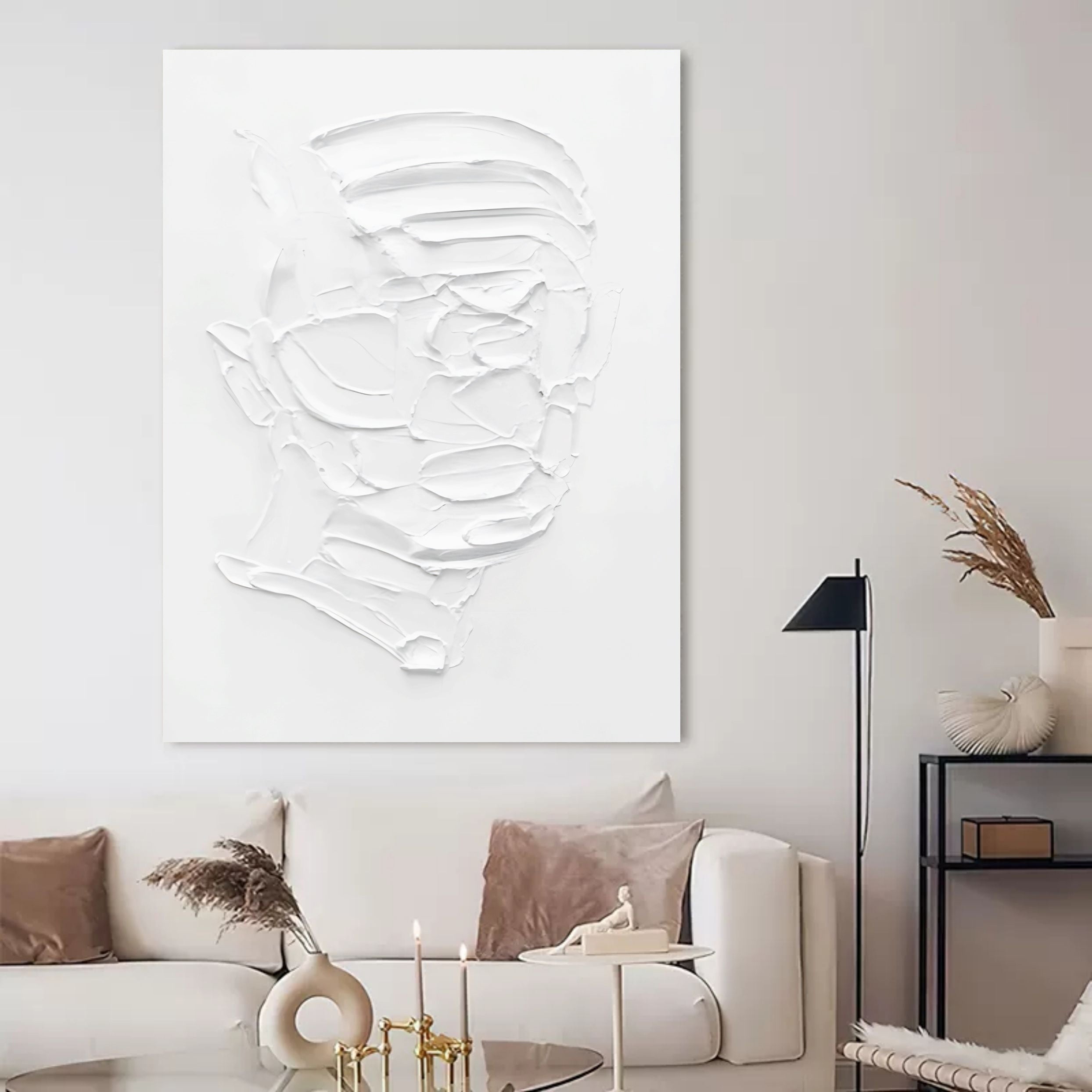 Plaster Art Texture Painting SG173 - Neutralighting