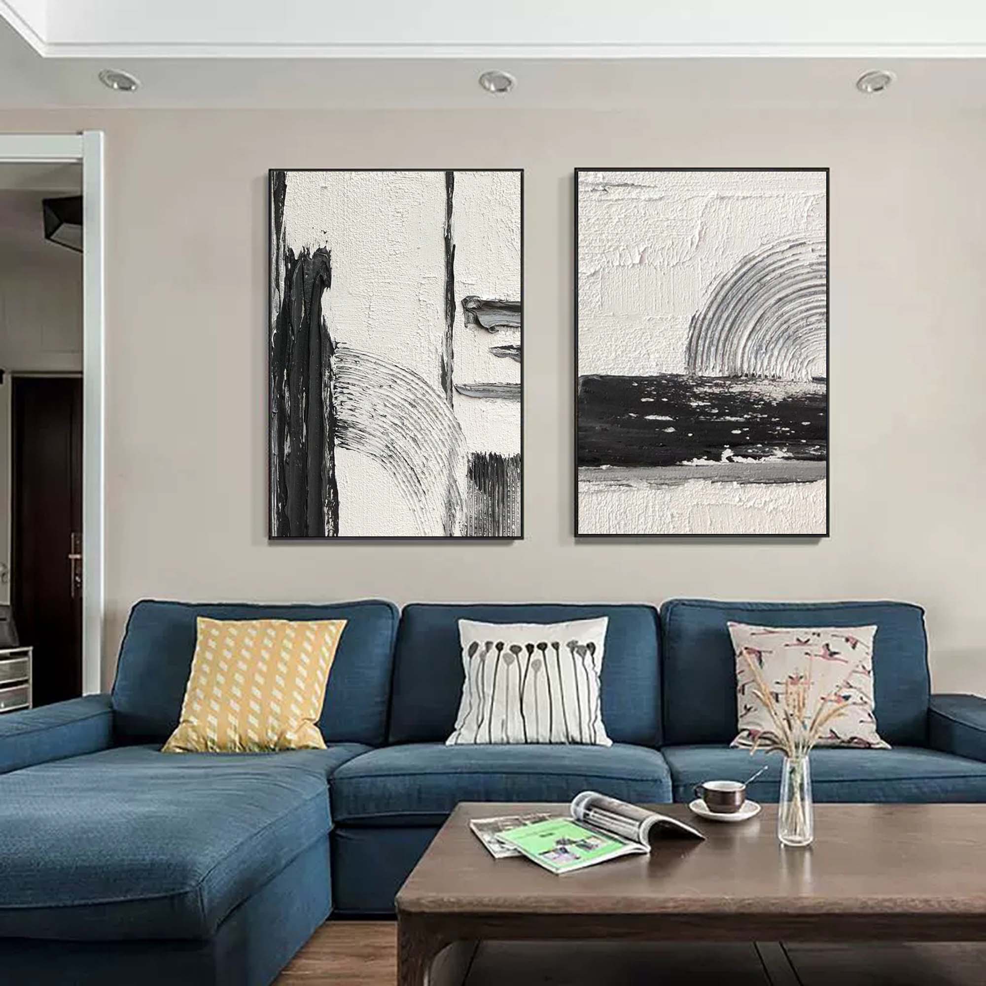 Wall Art Abstract Wabi-Sabi Neutral