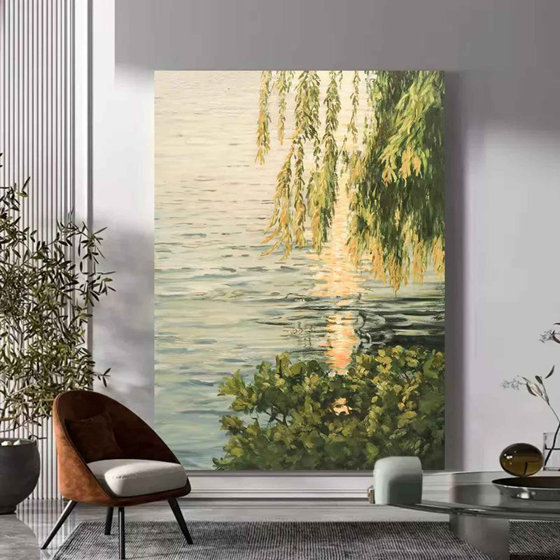 Wall Art Landscape Water Soft Gradient