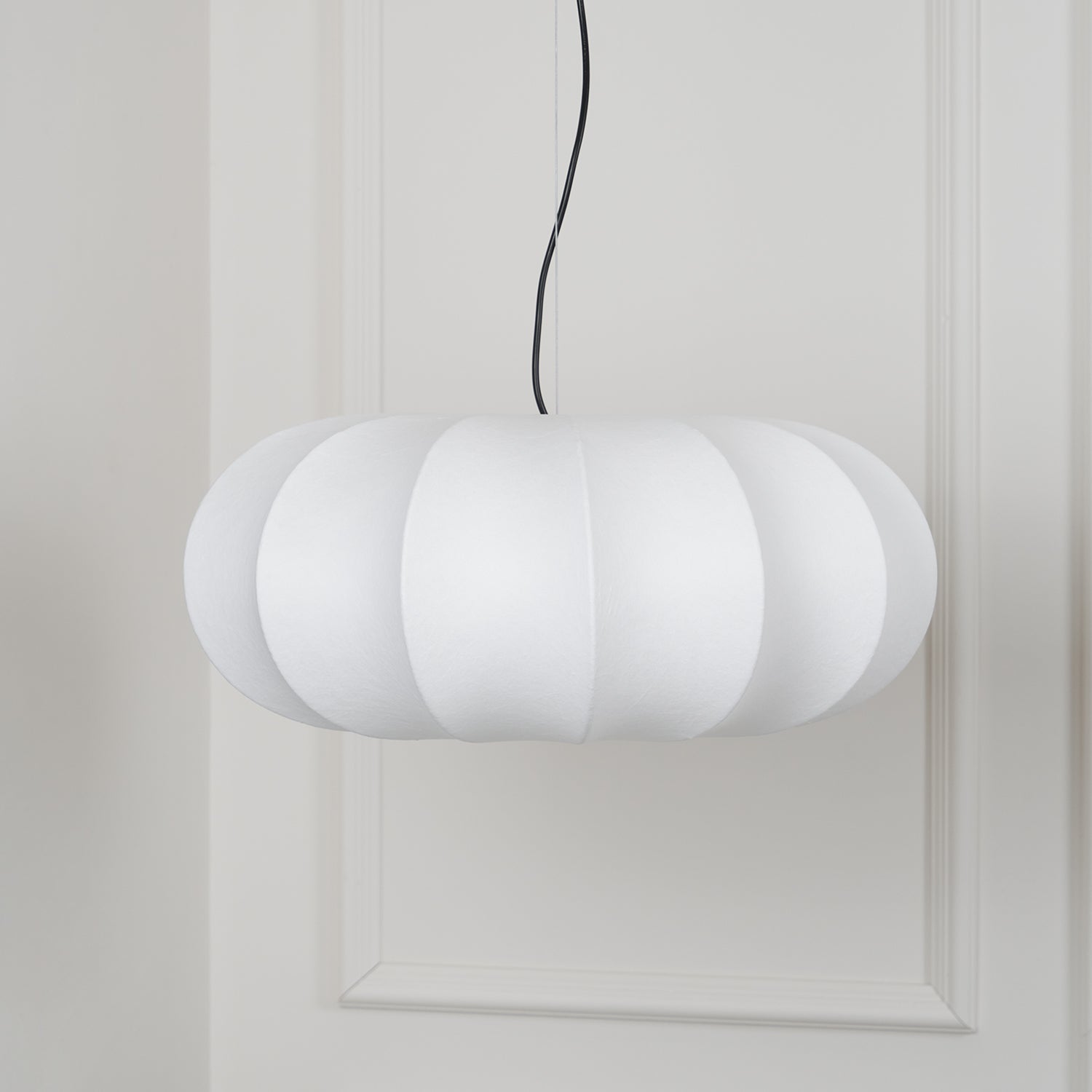 Kiyo Pumpkin Pendant Light Silk - Neutralighting
