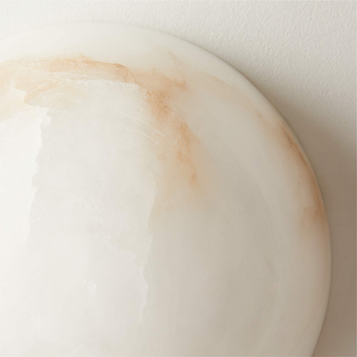 Grex Minimalist Round Alabaster Wall Lamp - Neutralighting