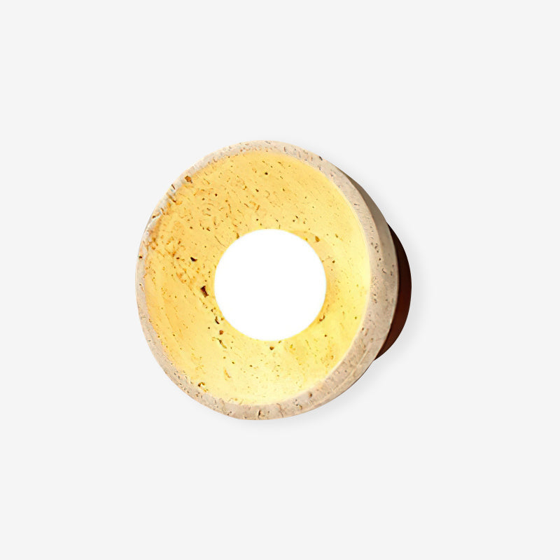 Wall Lamp Travertine Body Modern Minimalist Accent Lighting Fixture - Neutralighting