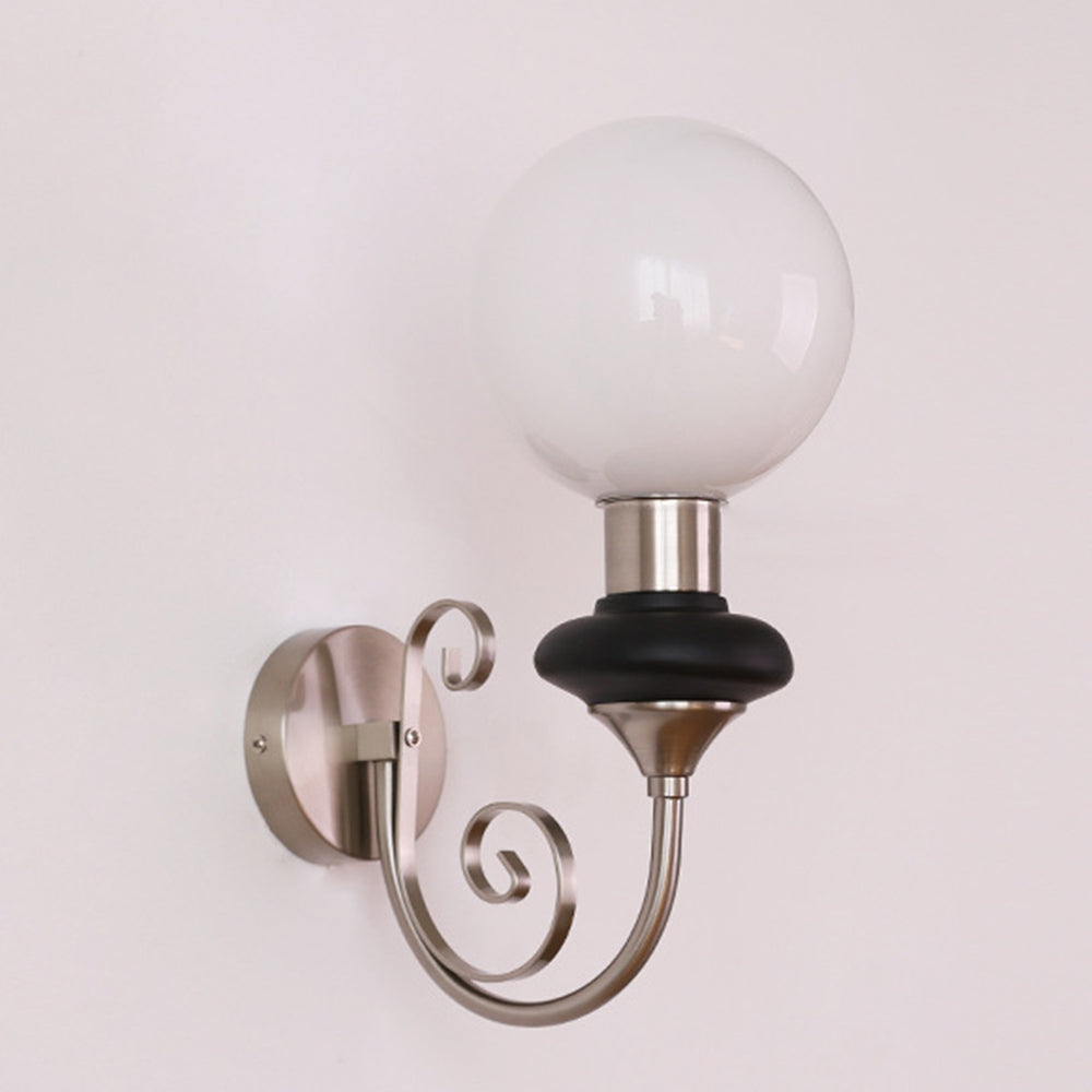 Valentina Vintage Metal Glass Indoor Wall Lamp Bedroom Living Room - Neutralighting