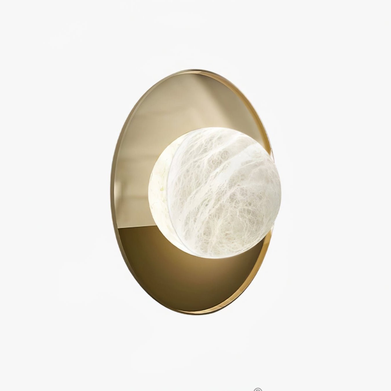 Lyra Modern Alabaster Wall Light - Neutralighting